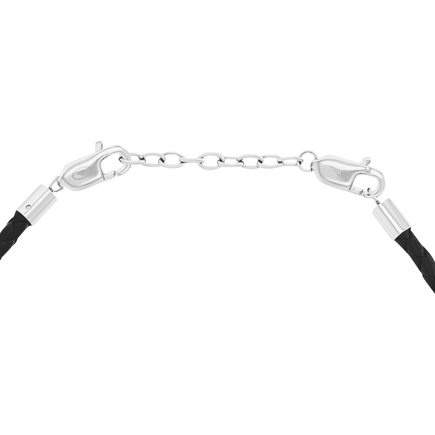 TOM TAILOR Kette mit Anhänger »Schmuck Geschenk Edelstahl Leder Kreuz«