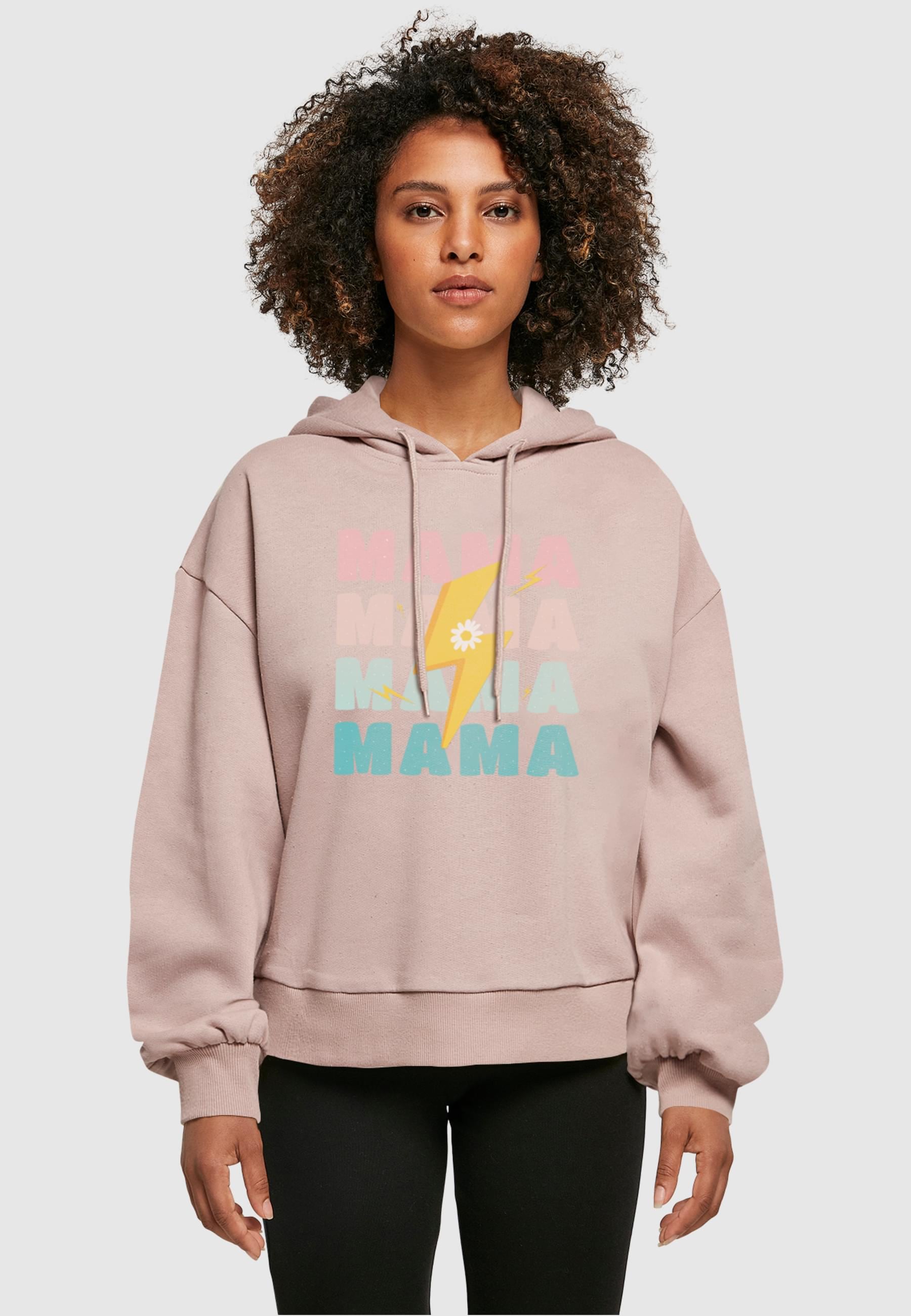 Merchcode Kapuzenpullover »Merchcode Damen Ladies Mothers Day - Mama Oversized Hoody«, (1 tlg.)