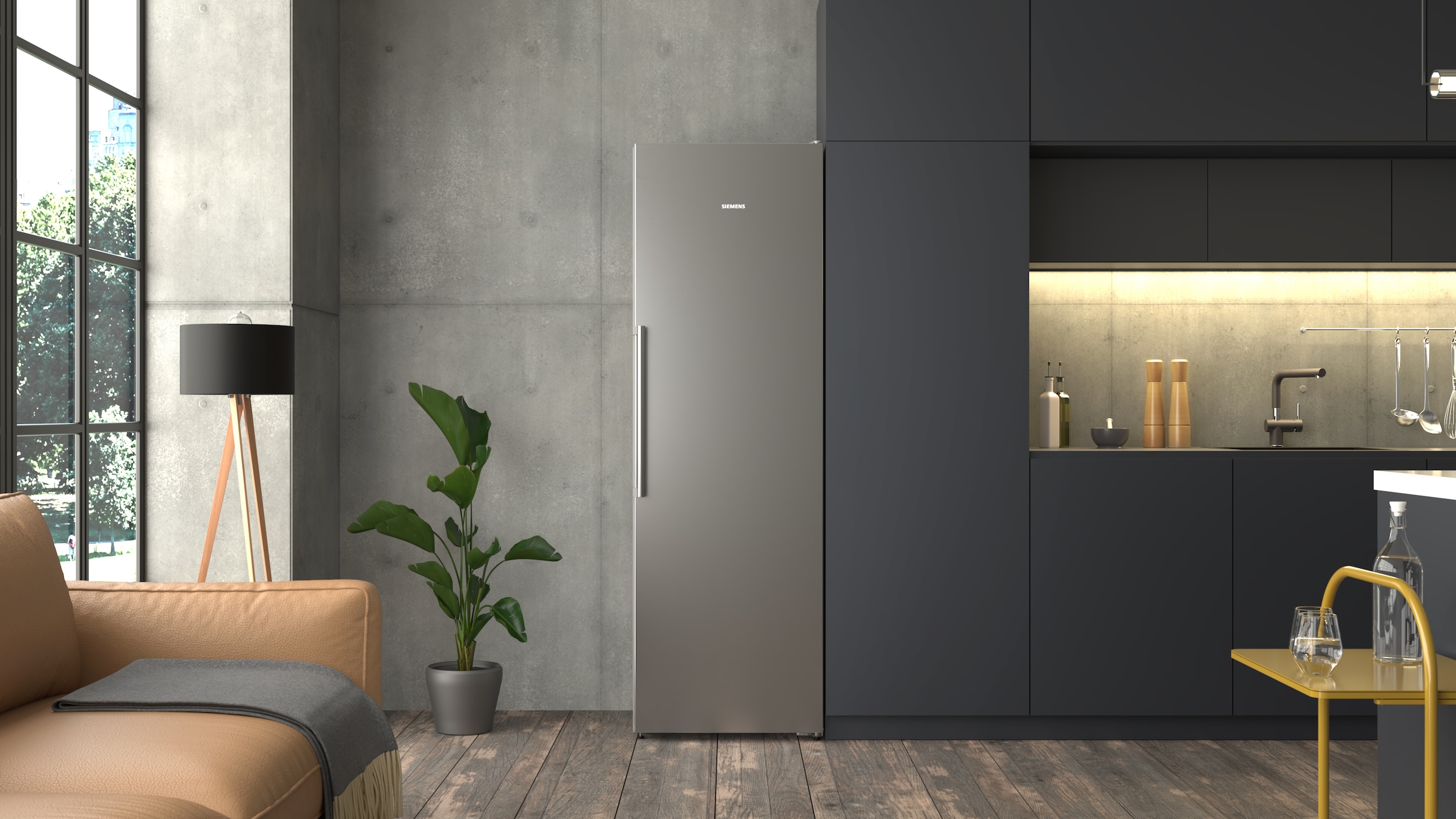 SIEMENS Gefrierschrank iQ500 »GS36NAICG« 186,2 cm hoch 59,5 cm breit