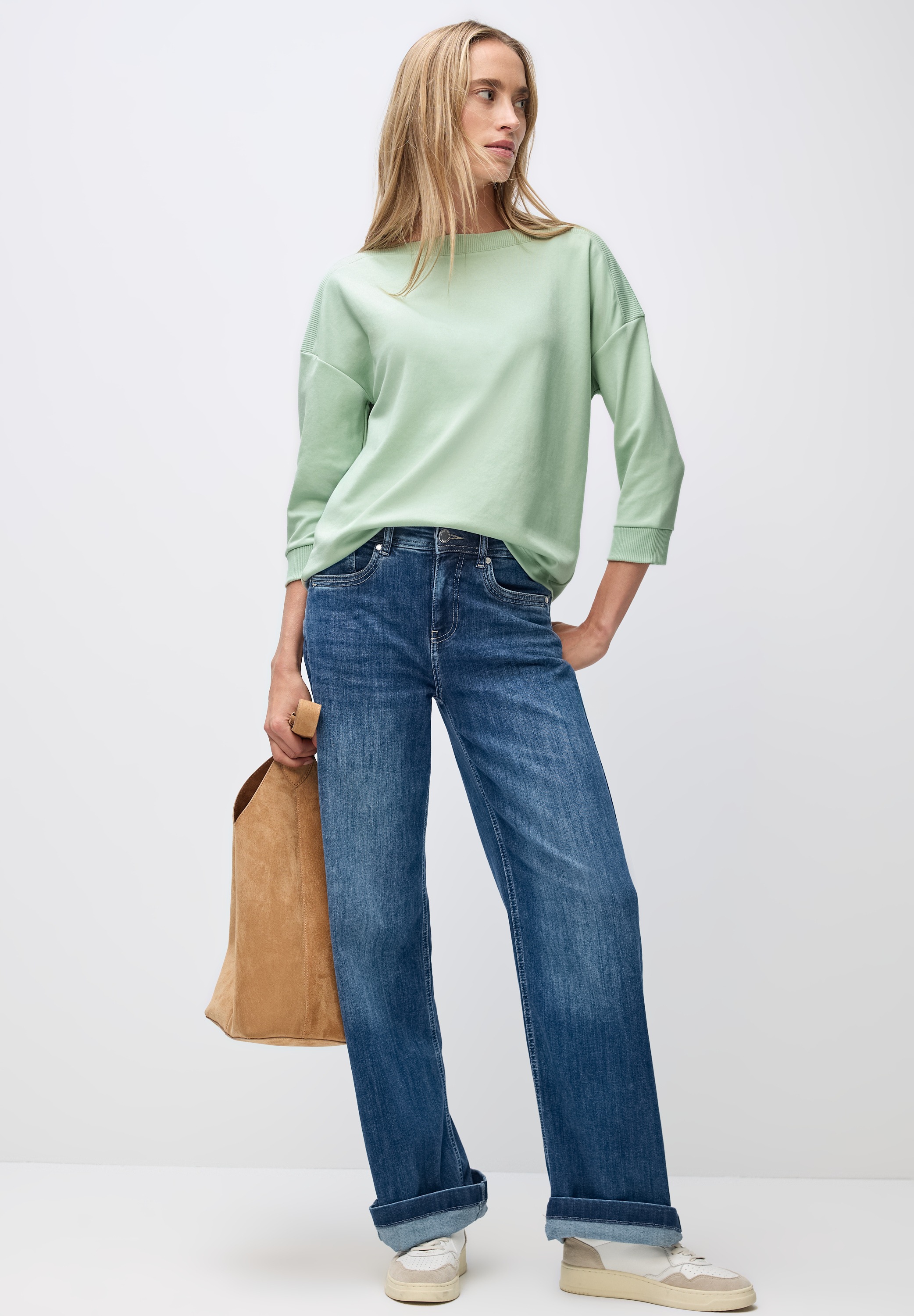 STREET ONE 3/4-Arm-Shirt, im Shirt-Style