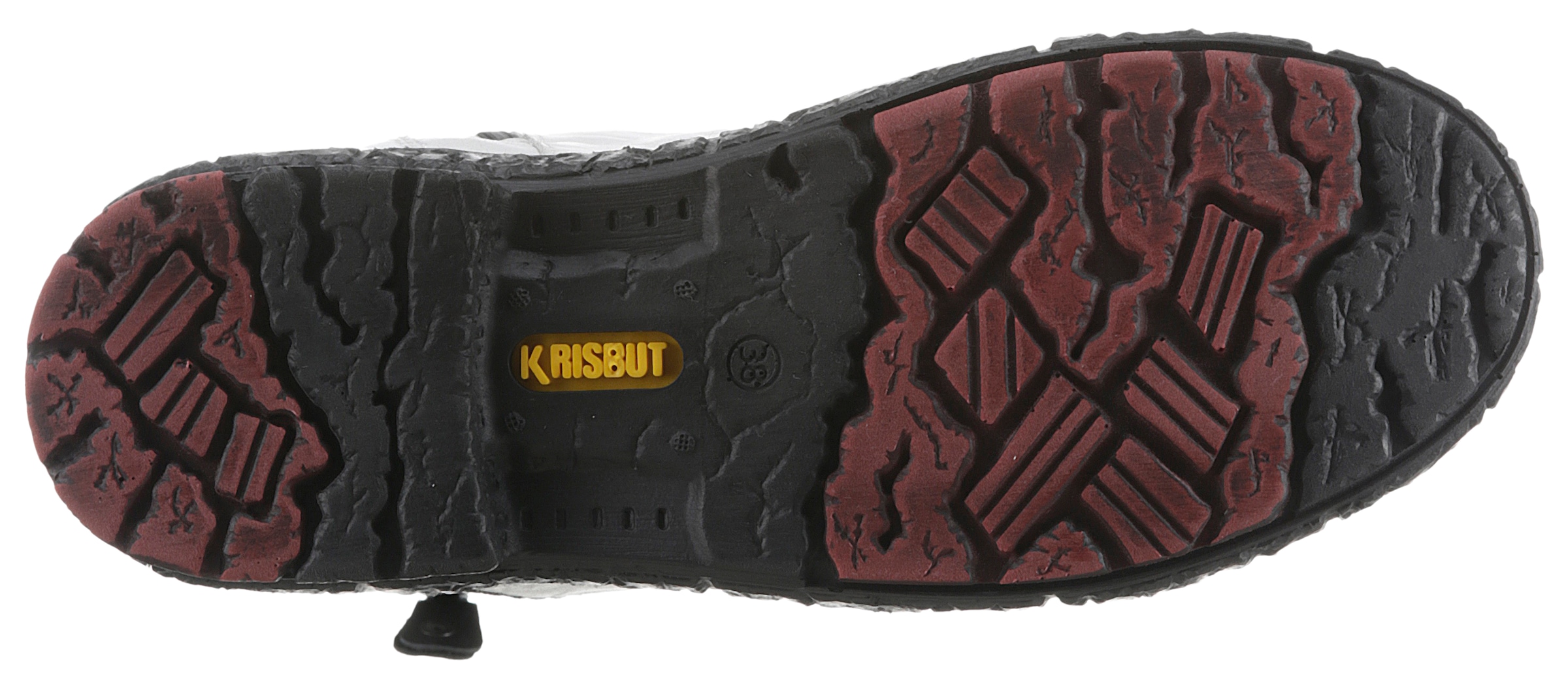 KRISBUT Winterstiefelette »Schuhweite: weit«, Schnürstiefel, Winterstiefel, Komfortschuh mit Warmfutter