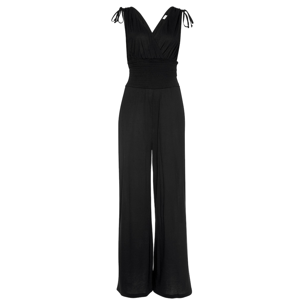 LASCANA Overall, mit Bändern zum Raffen der Träger, sommerlicher Jumpsuit