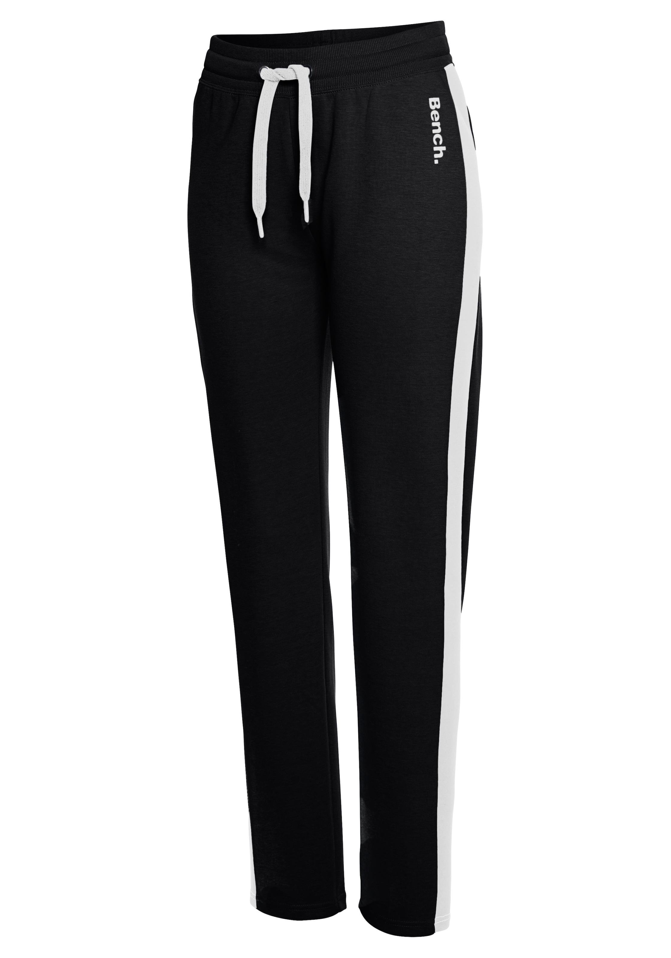 Bench. Loungewear Loungehose, mit Seitenstreifen und geradem Bein, Loungewear