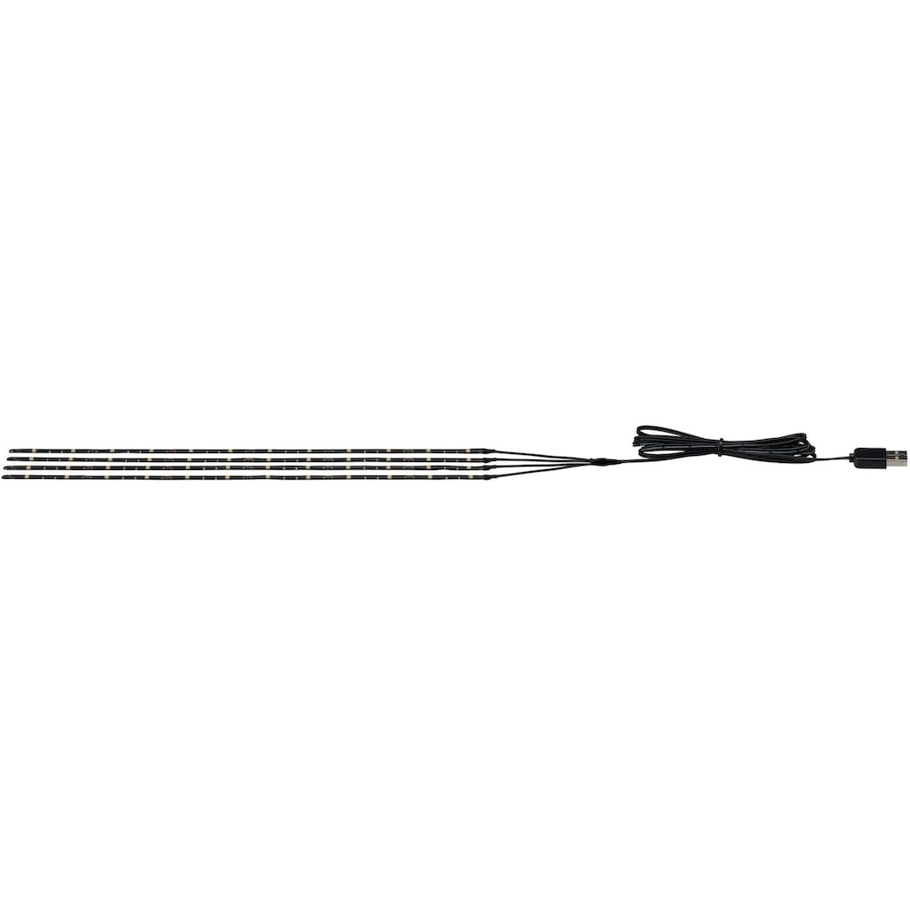 Paulmann LED-Lichterkette »Outdoor Mobile Parasol light 3000K 4x0,4m«, 4 St.-flammig