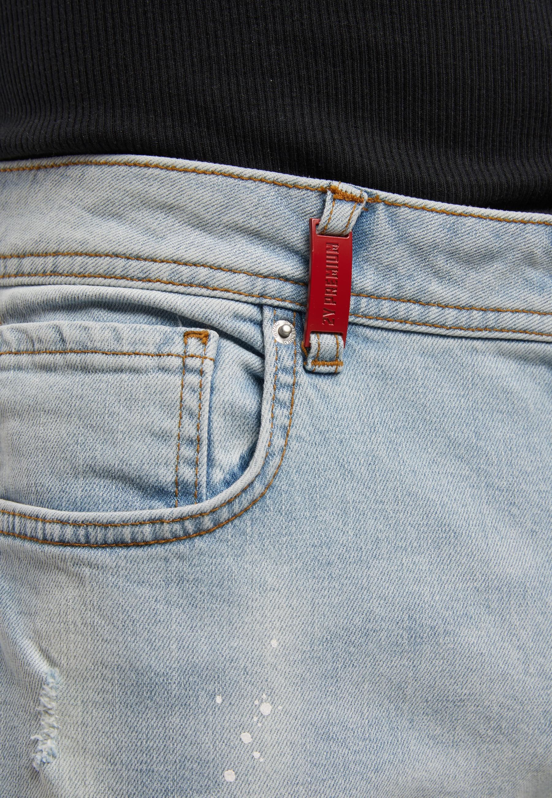 2Y Premium Bequeme Jeans »2Y Premium 2Y CARLOS DESTROYED SLIM FIT JEANS«