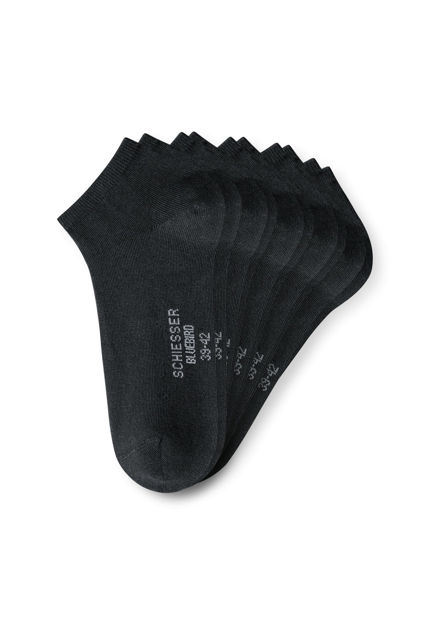 Schiesser Sneakersocken »Bluebird« 5 Paar tlg. extra softer Bund, verstärkter Zehen- und Fersenbereich