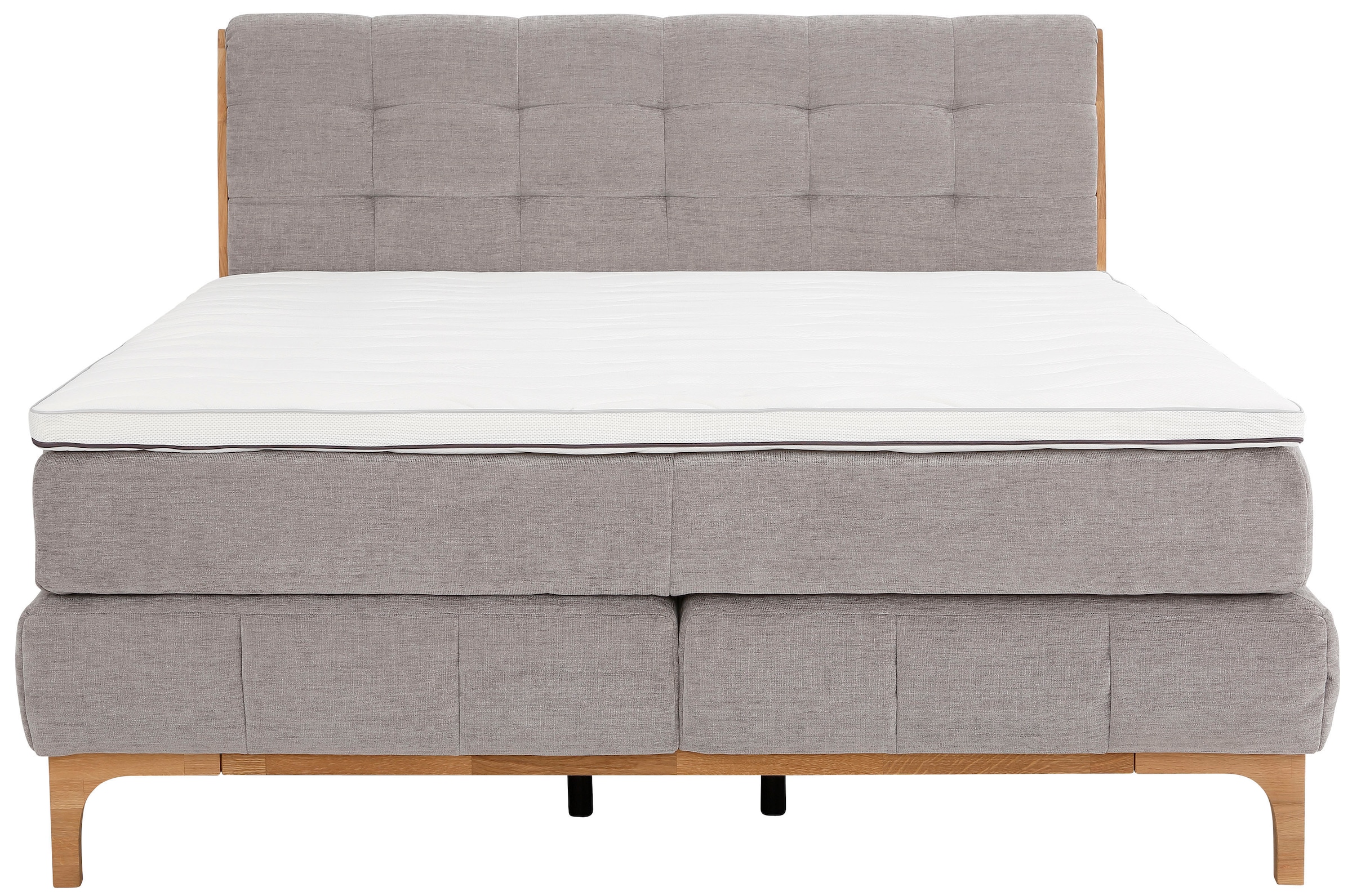 OTTO products Boxspringbett »Jelle«, (5 St.), zertifizierte, recycelte Bezugsstoffe, verschiedene Ausführungen