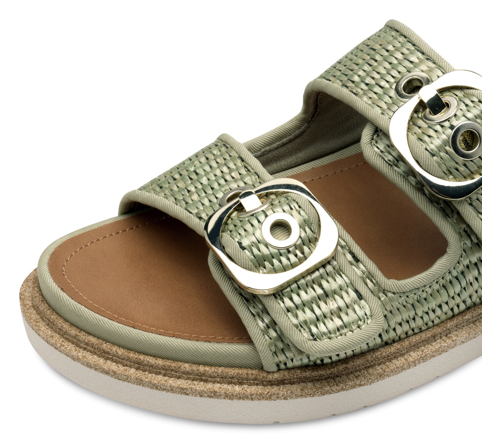 Tamaris Pantolette, Plateau, Sommerschuh, Schlappen mit verstellbaren Schnallen