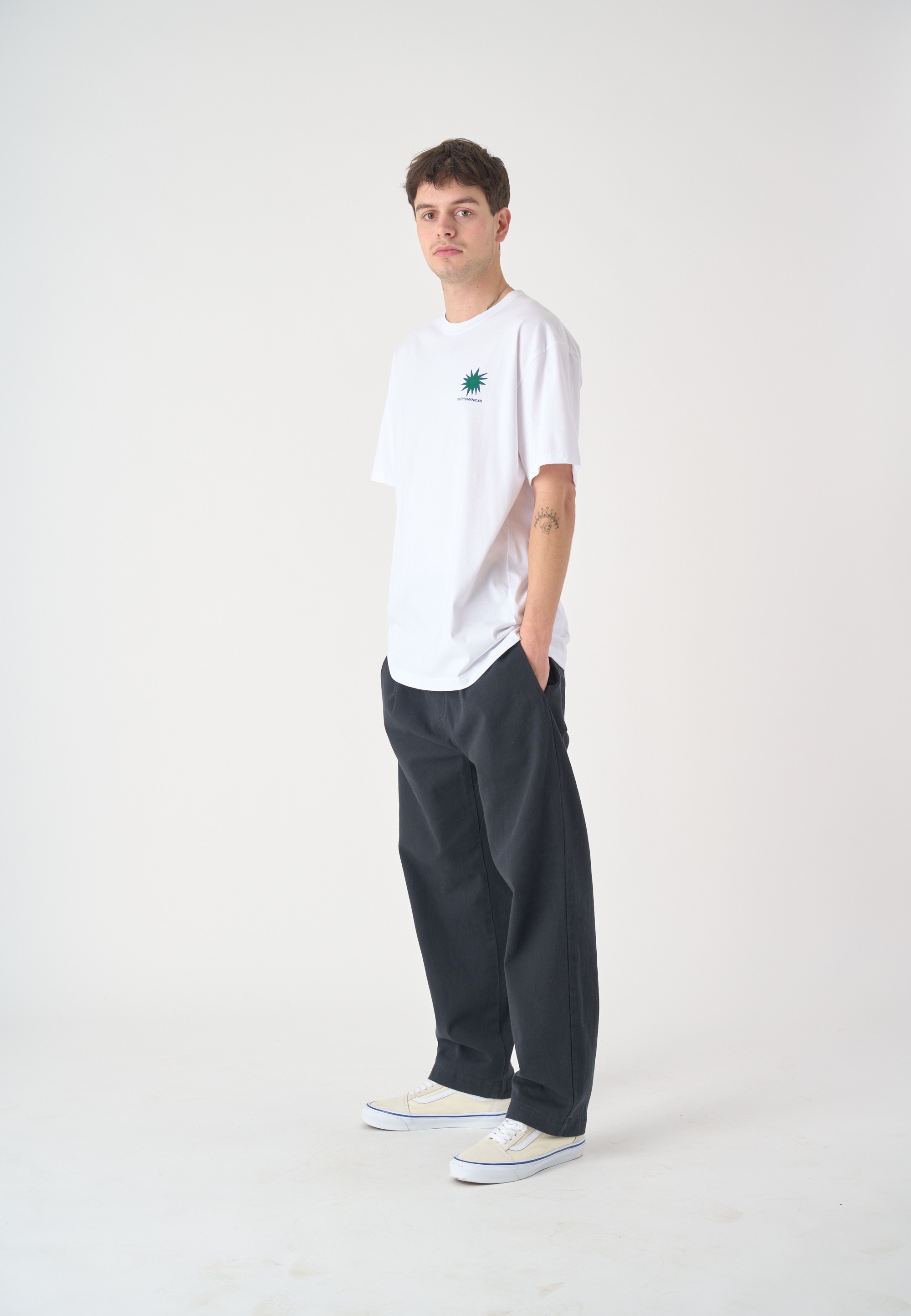 Cleptomanicx T-Shirt »Flowers«, mit coolem Front- und Rückenprint