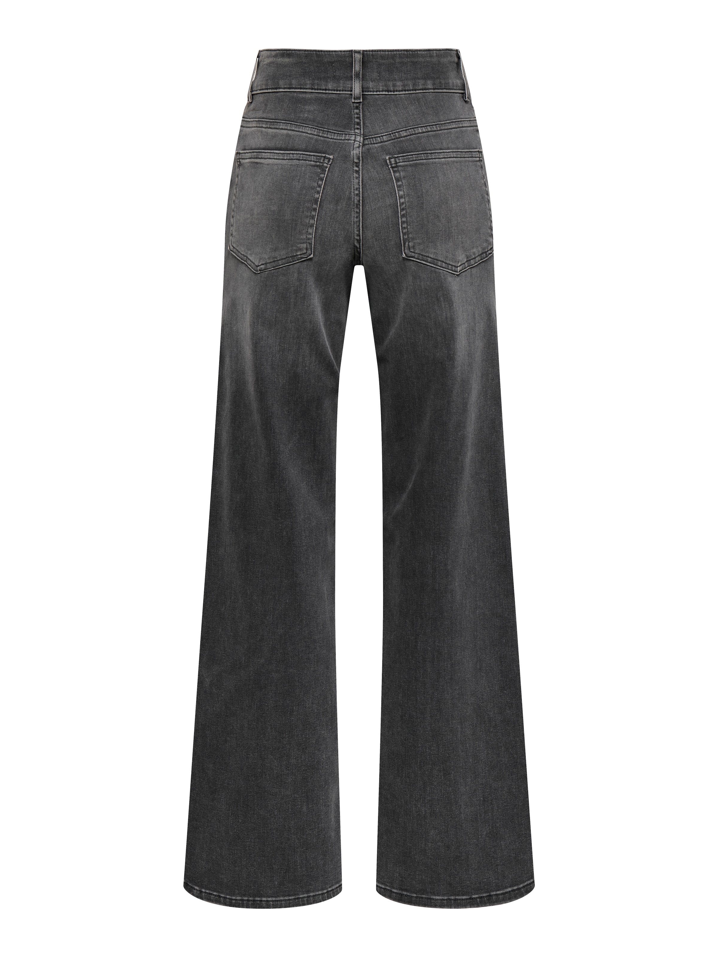 ONLY High-waist-Jeans »ONLMADISON BLUSH HW WD DB BT SIK221 NOOS« hohe Leibhöhe, weite Beinform, gewaschener Denim-Look