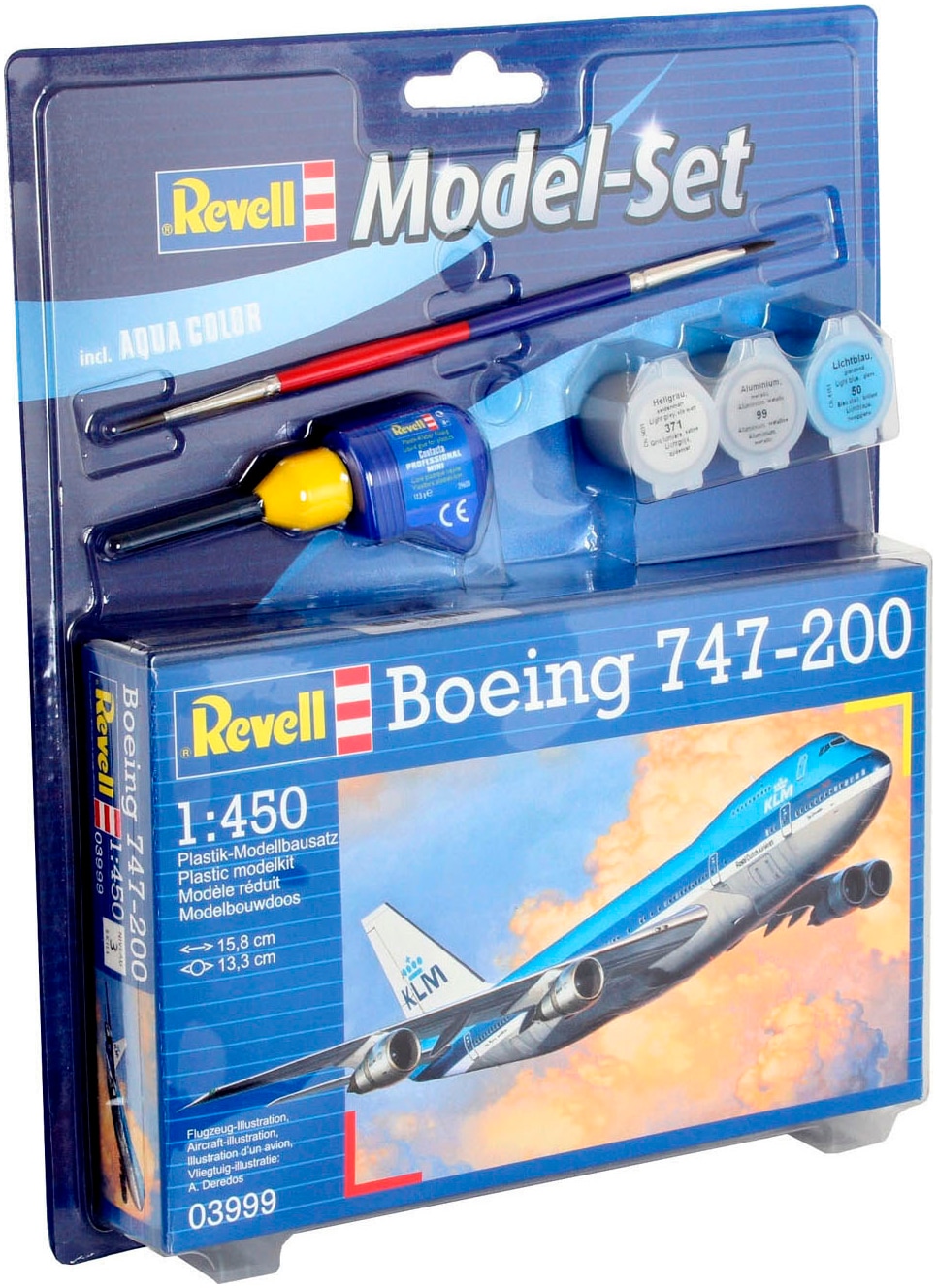 Revell® Modellbausatz »Boeing 747-200«, Made in Europe