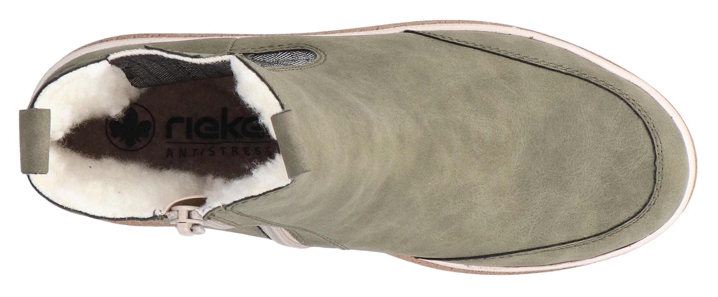 Rieker Chelseaboots, Plateauboots, Winterboots mit Anziehlaschen, Warmfutter