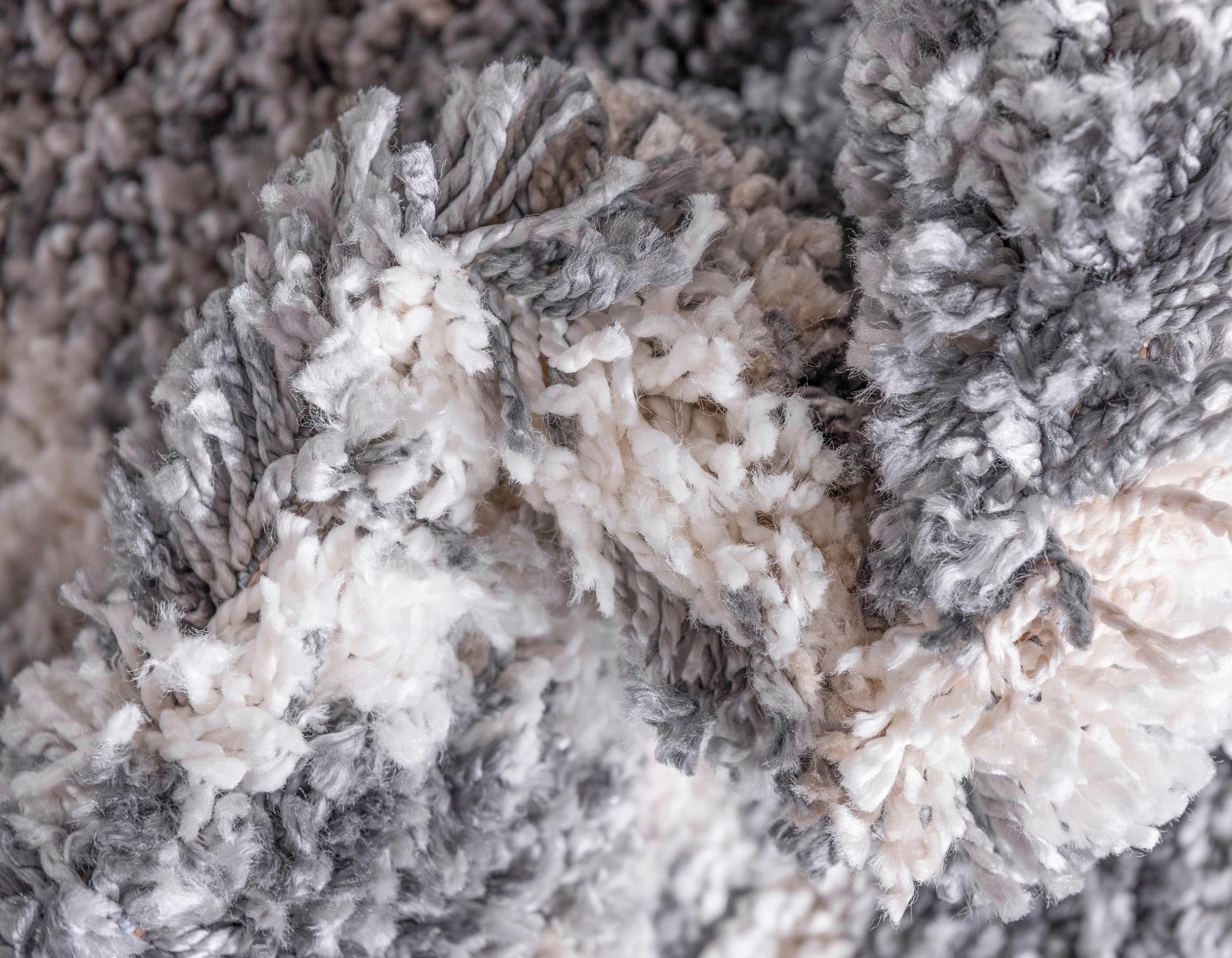 Myflair Möbel & Accessoires Hochflor-Teppich »Top Shag Lagerräumung«, rund, 32 mm Höhe, gewebt, melierte Optik, weich & kuschelig