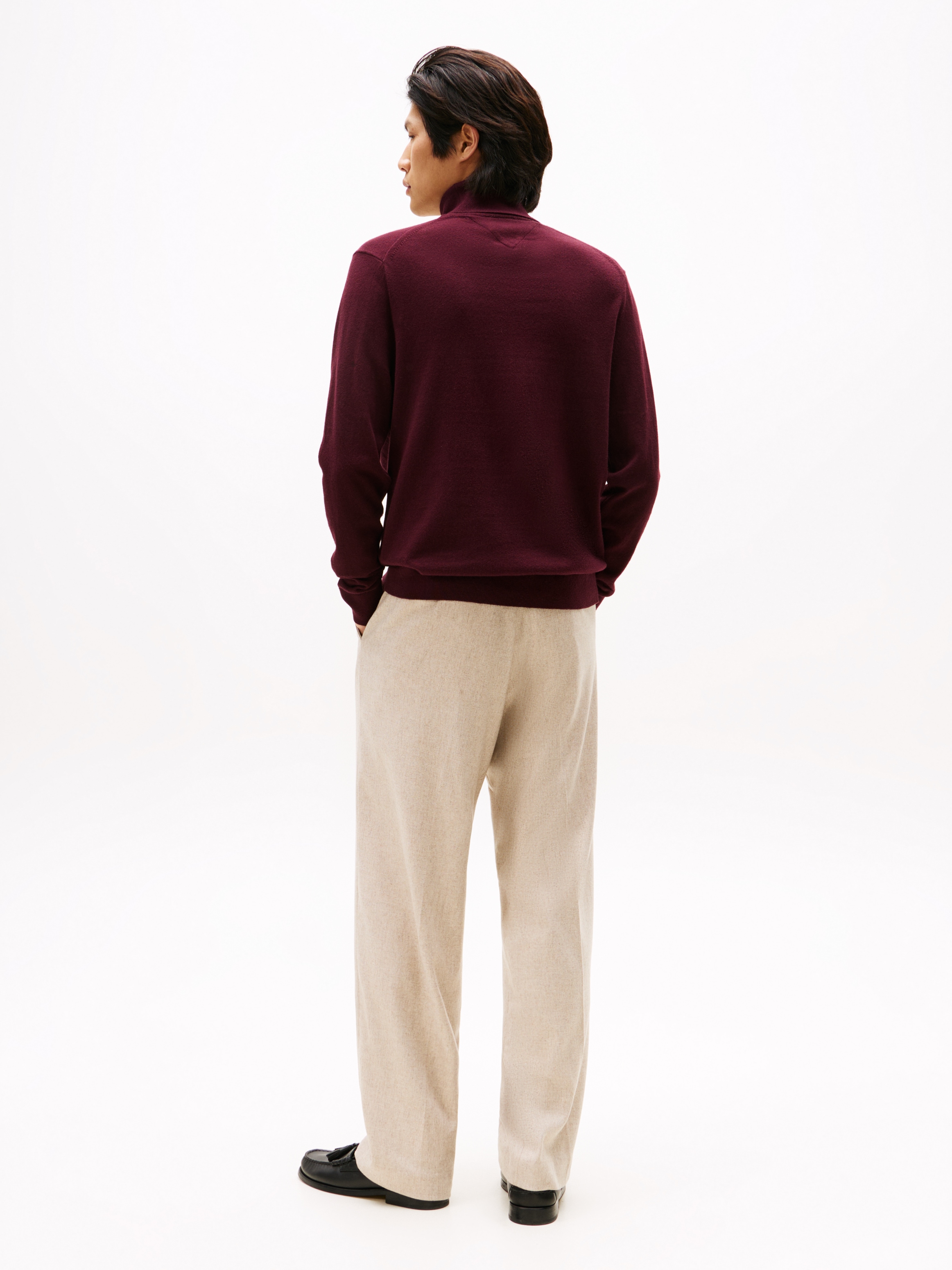 Tommy Hilfiger Rollkragenpullover »PIMA ORG CTN CASHMERE ROLL NECK«