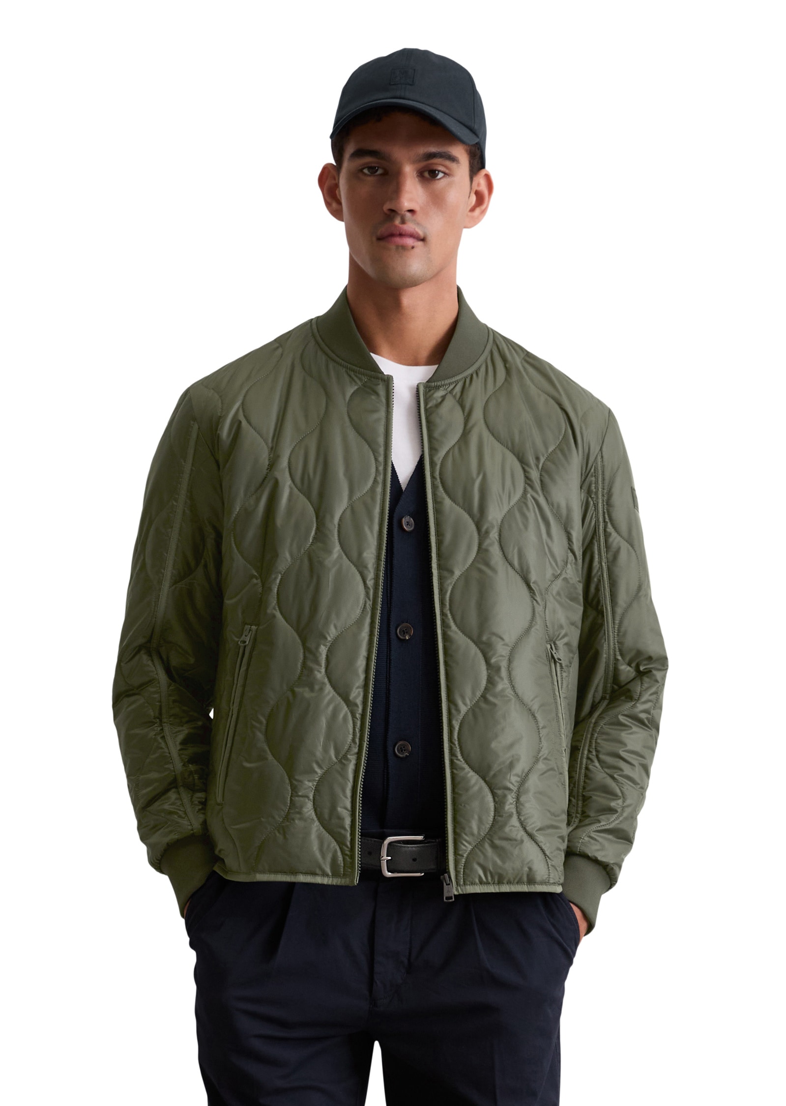 Marc OPolo Outdoorjacke "aus recyceltem Performance-Polyester", ohne Kapuze günstig online kaufen