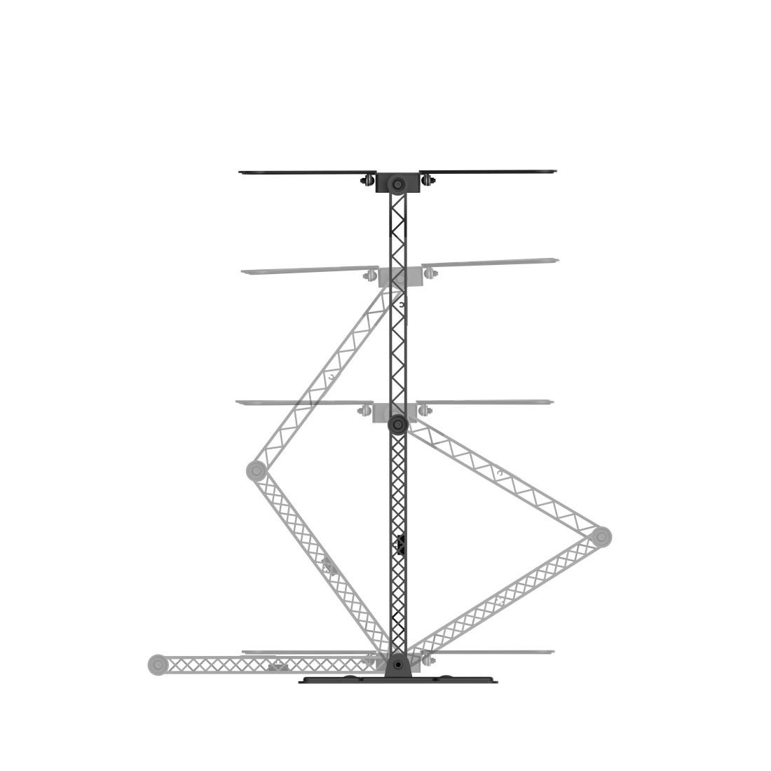 Hama TV-Wandhalterung »TV-Wandhalter Arm 72cm ausziehbar, 81 - 165 cm (32"- 65"),43",50",55"«, bis 165 cm Zoll