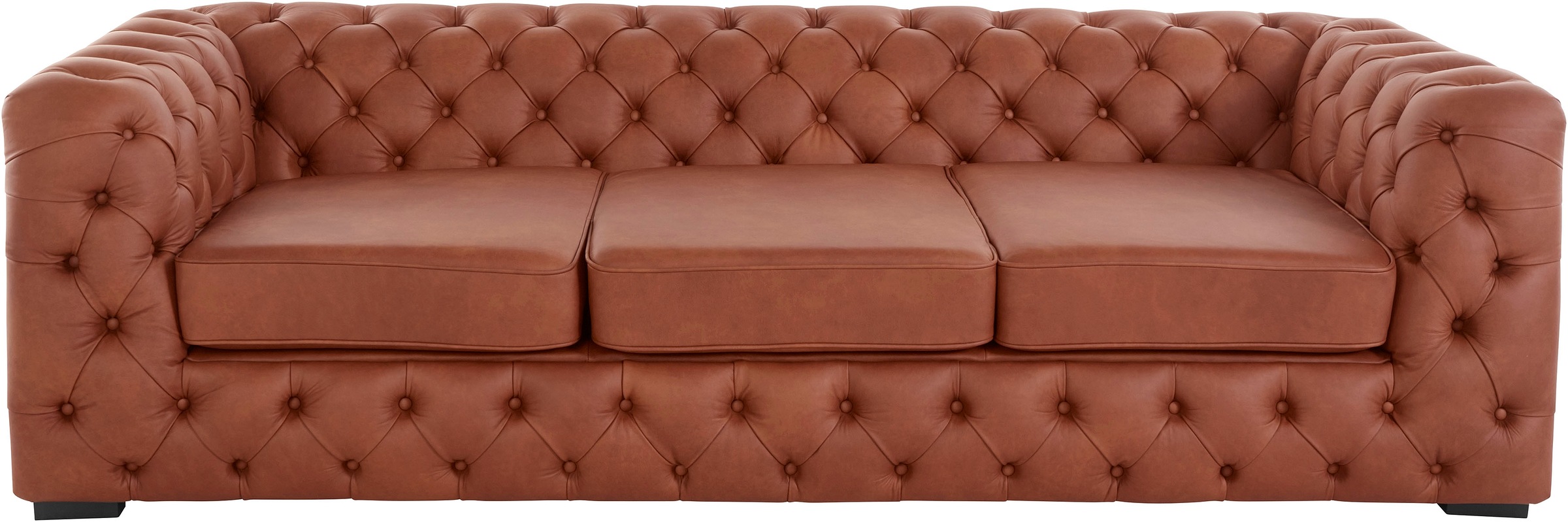 Home affaire Chesterfield-Sofa "Kalina" klassische Chesterfield-Knopfheftun günstig online kaufen