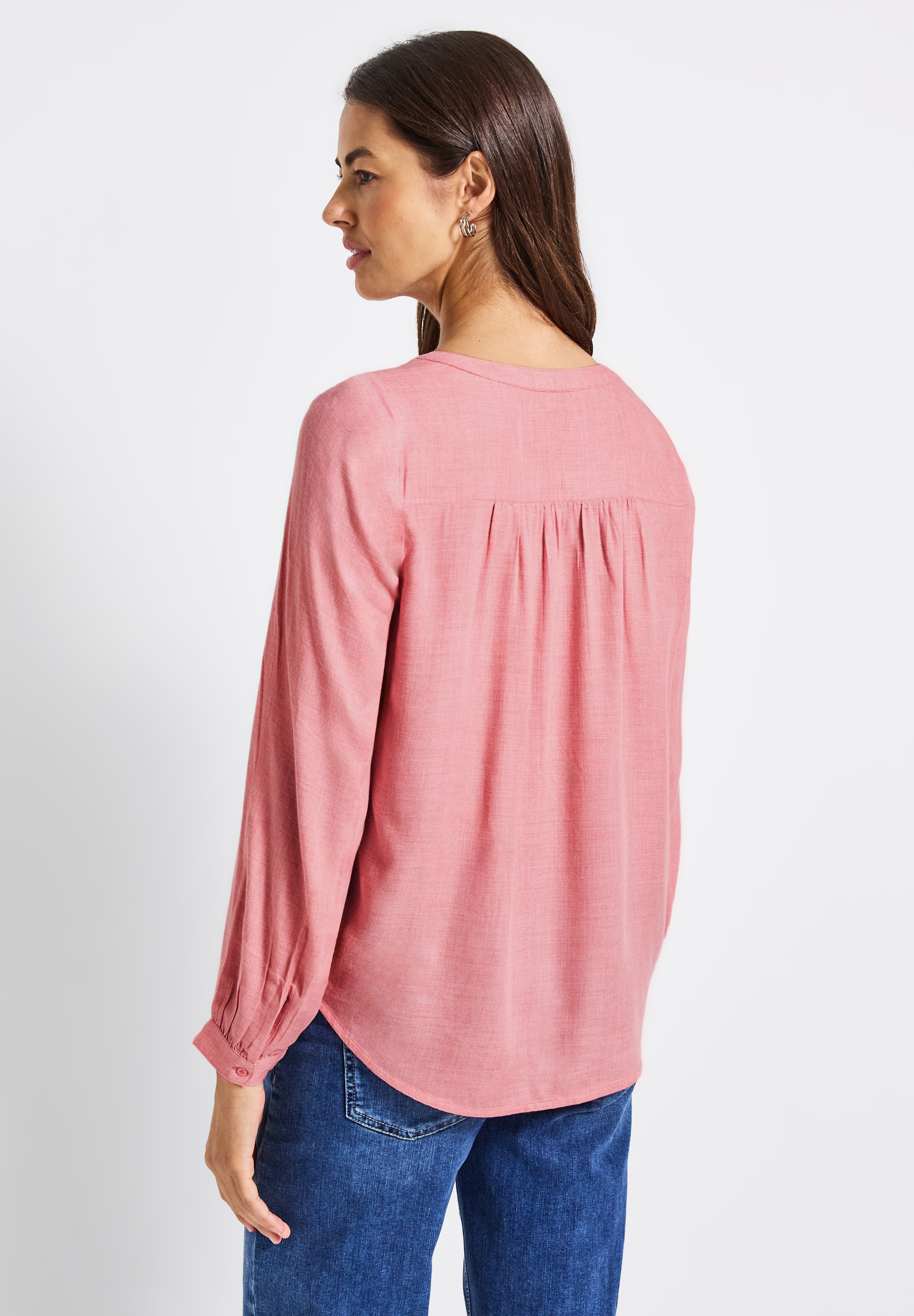 STREET ONE Langarmbluse, aus softer Viskose günstig online kaufen