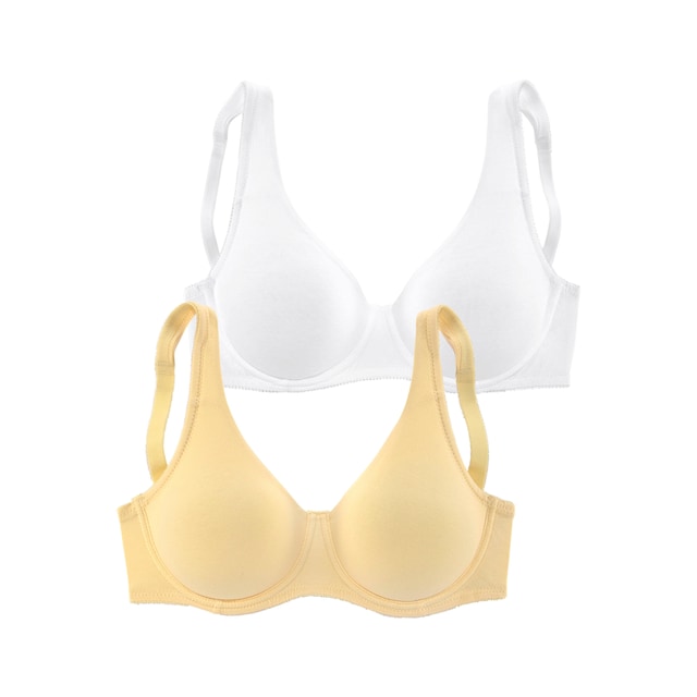 petite fleur Minimizer-BH, (Packung, 2 Stück), mit Bügel aus Baumwolle, Basic  Dessous online bestellen | BAUR