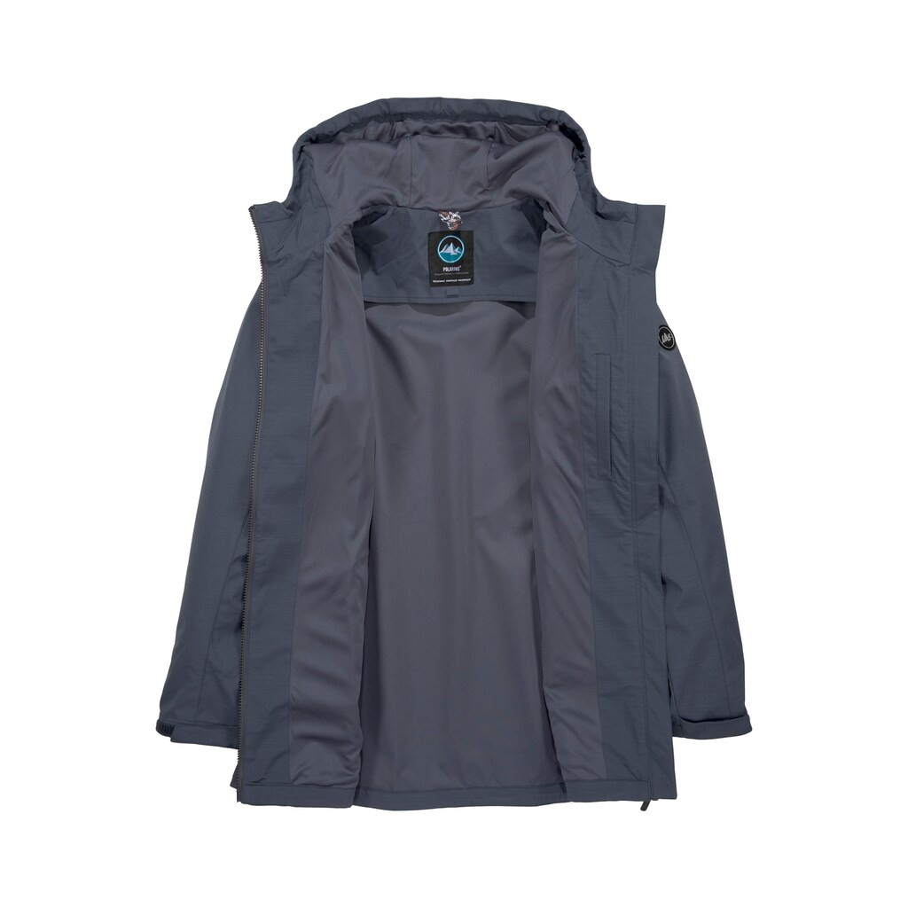 Polarino Outdoorjacke, mit Kapuze