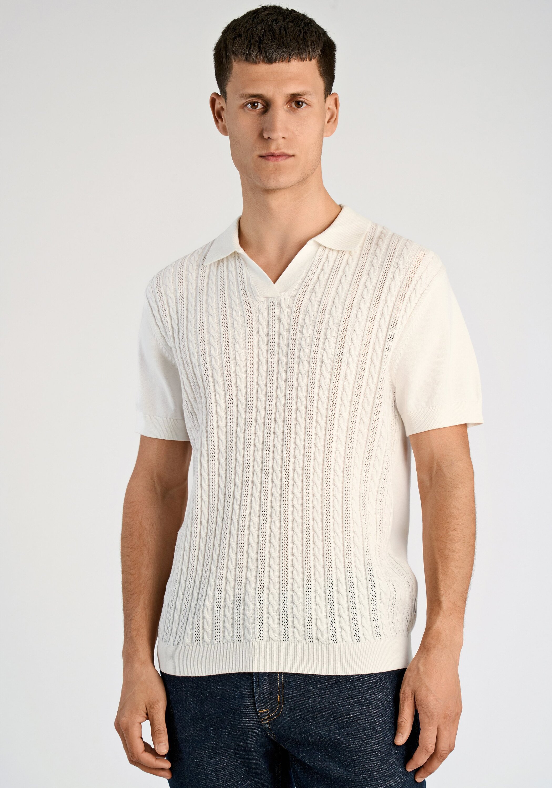 LINDBERGH Langarm-Poloshirt "Poloshirt (Langarm) Relaxed Fit"
