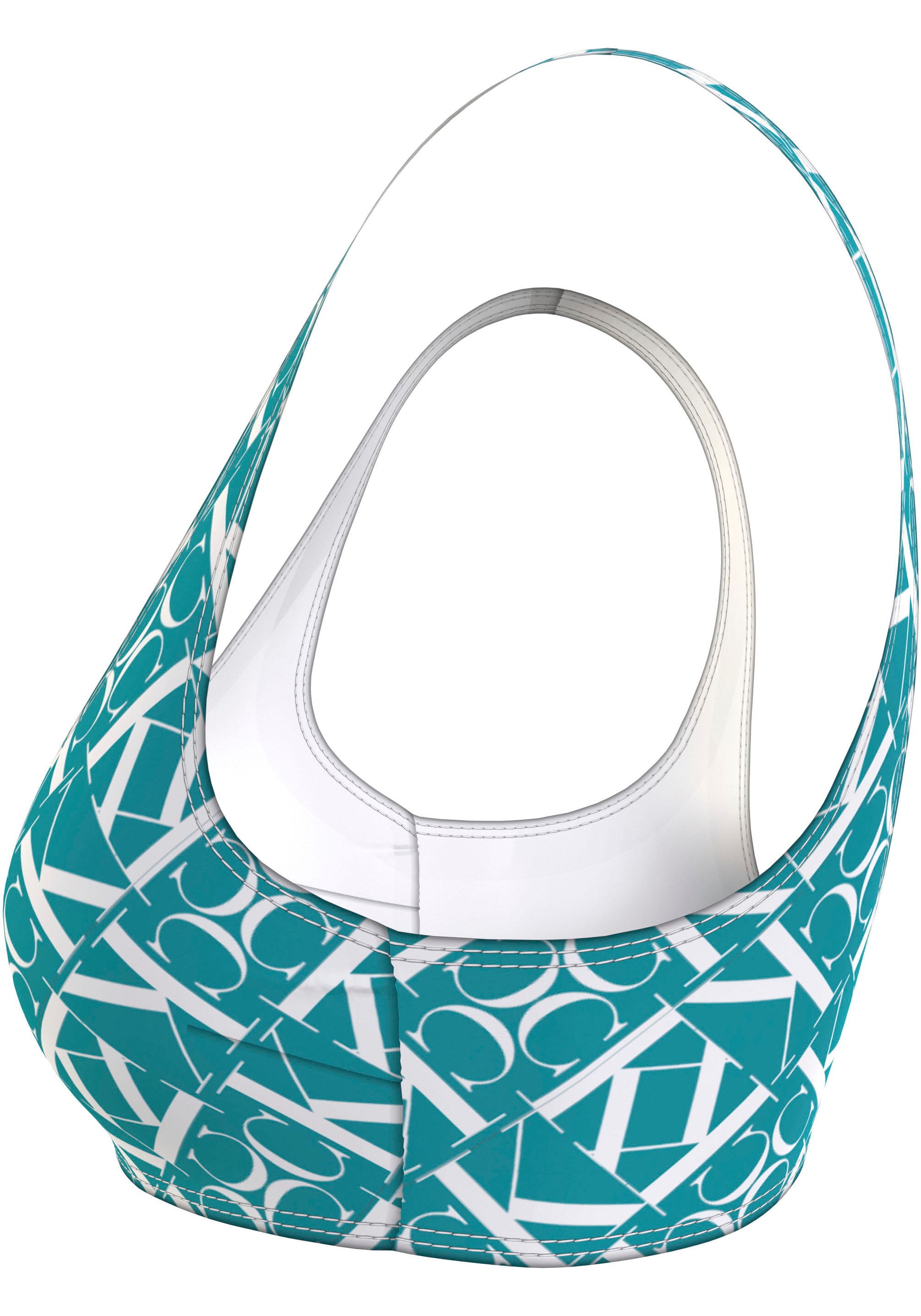 Calvin Klein Swimwear Bandeau-Bikini-Top »BRALETTE-RP-PRINT«, mit Allover-Print