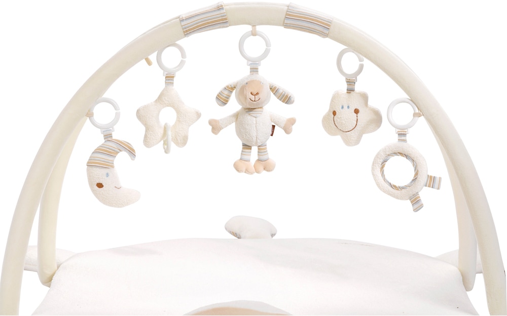 Fehn Spielbogen »BabyLOVE, Schaf 3-D-Activity-Decke«, mit Krabbeldecke