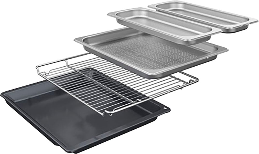 NEFF Dampfbackofen N 90 »C24FS31N0«, mit Teleskopauszug nachrüstbar, EasyClean®, AirFry-Funktion