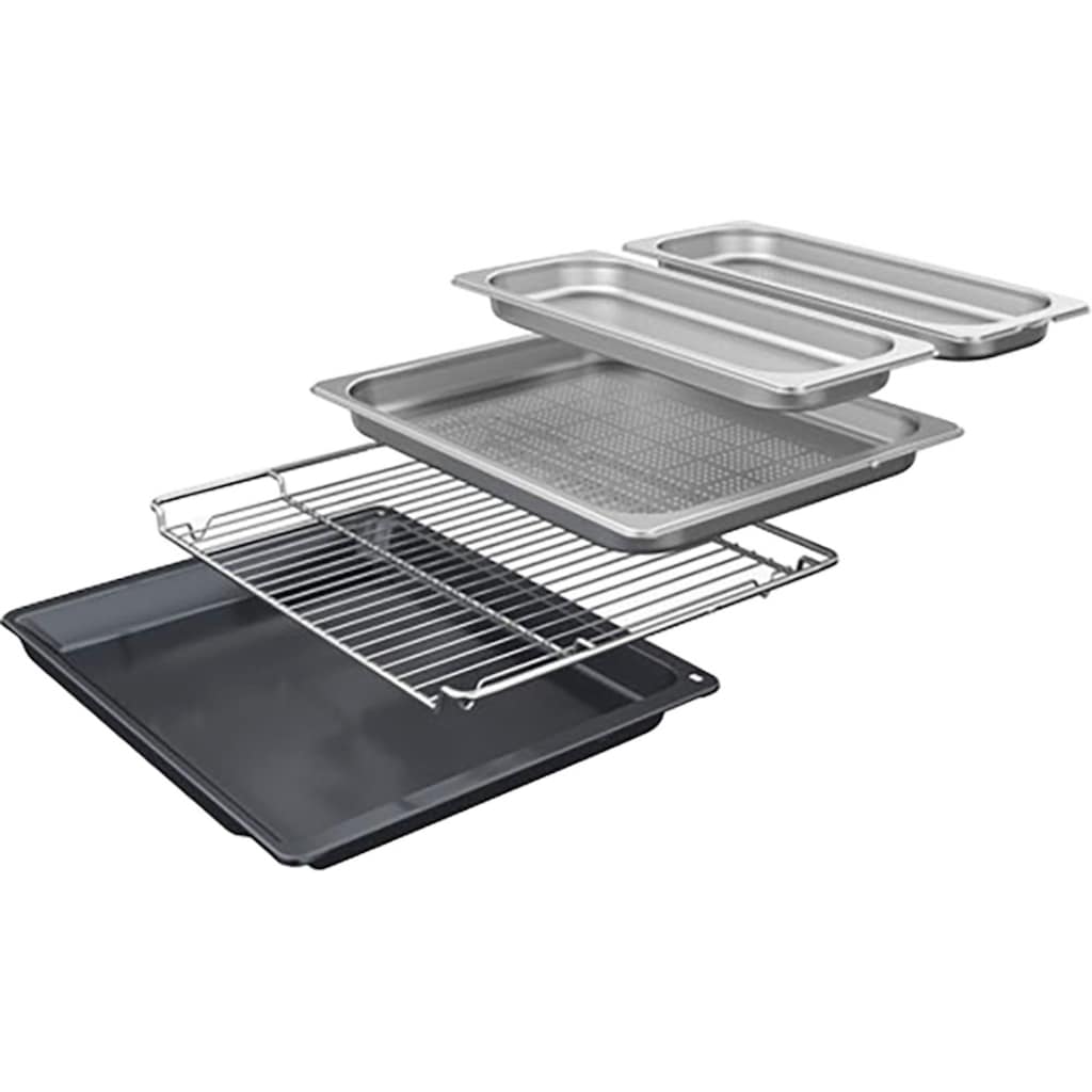 NEFF Dampfbackofen »C24FS31N0«, N 90, C24FS31N0, mit Teleskopauszug nachrüstbar, EasyClean®