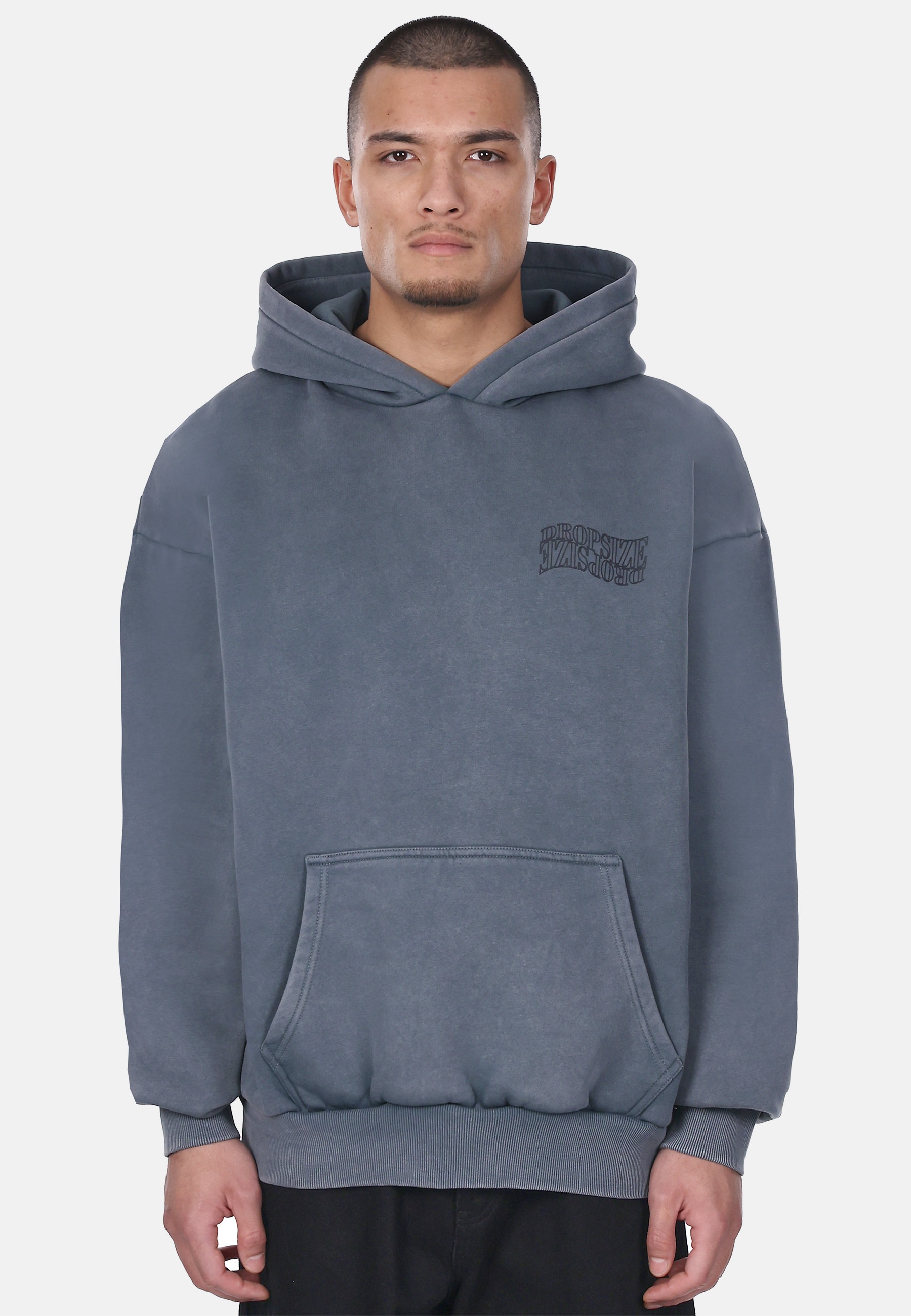 Dropsize Kapuzensweatshirt »Dropsize HEAVY OVERSIZE MIRRORED LOGO HOODIE«, 1 Stk.
