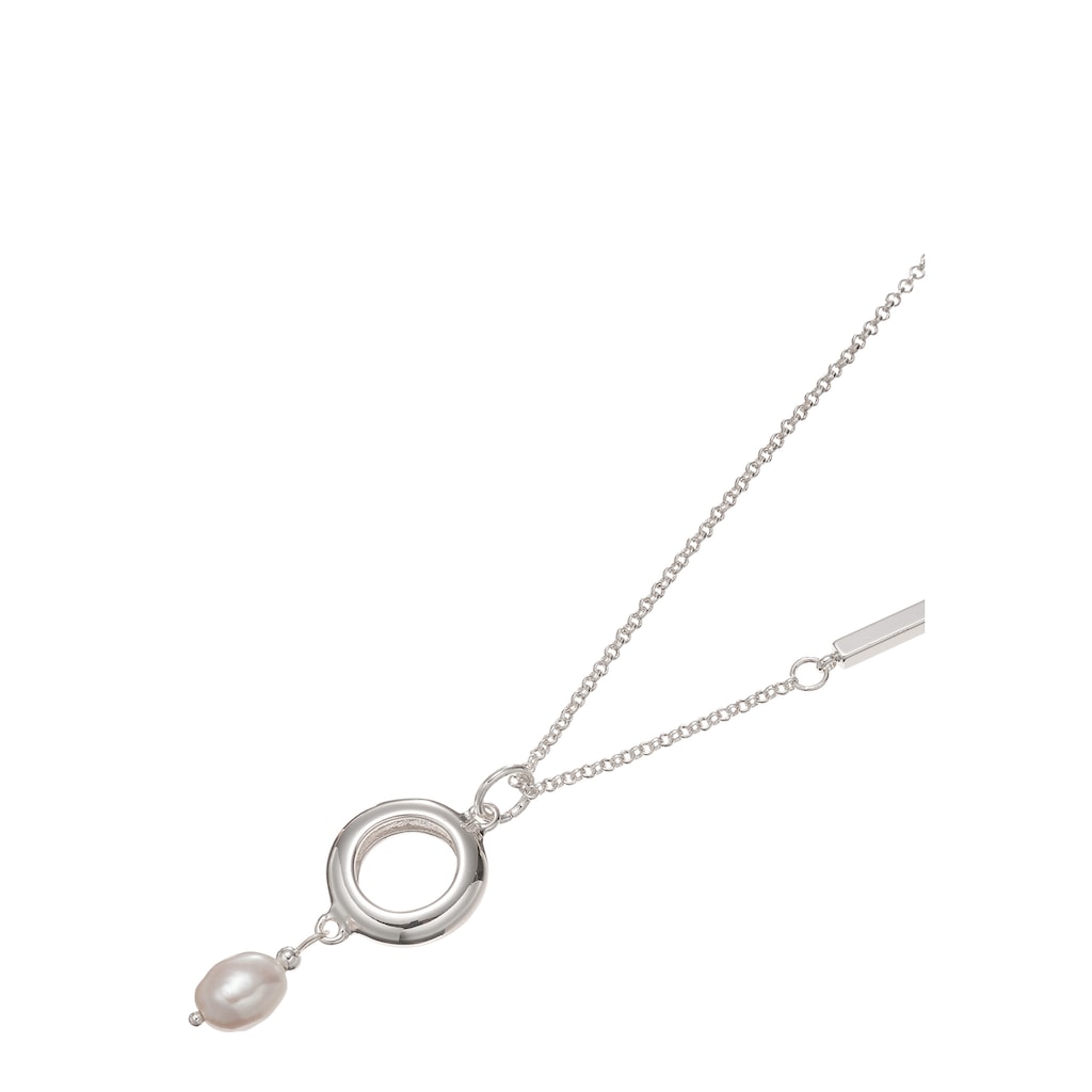 leslii Kette ohne Anhänger »Halskette Pearls Silber« mit Kunstperle GE9514