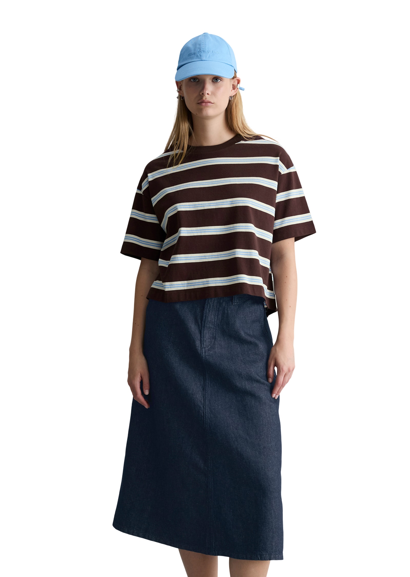 Marc O'Polo DENIM T-Shirt relaxed aus Heavy Jersey