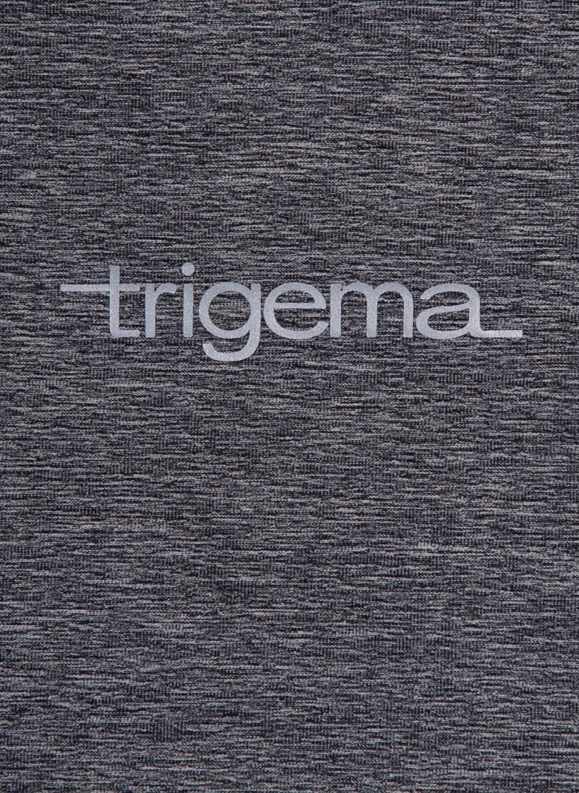 Trigema T-Shirt »TRIGEMA Funktionsshirt in Melange-Optik«, (1 tlg.)