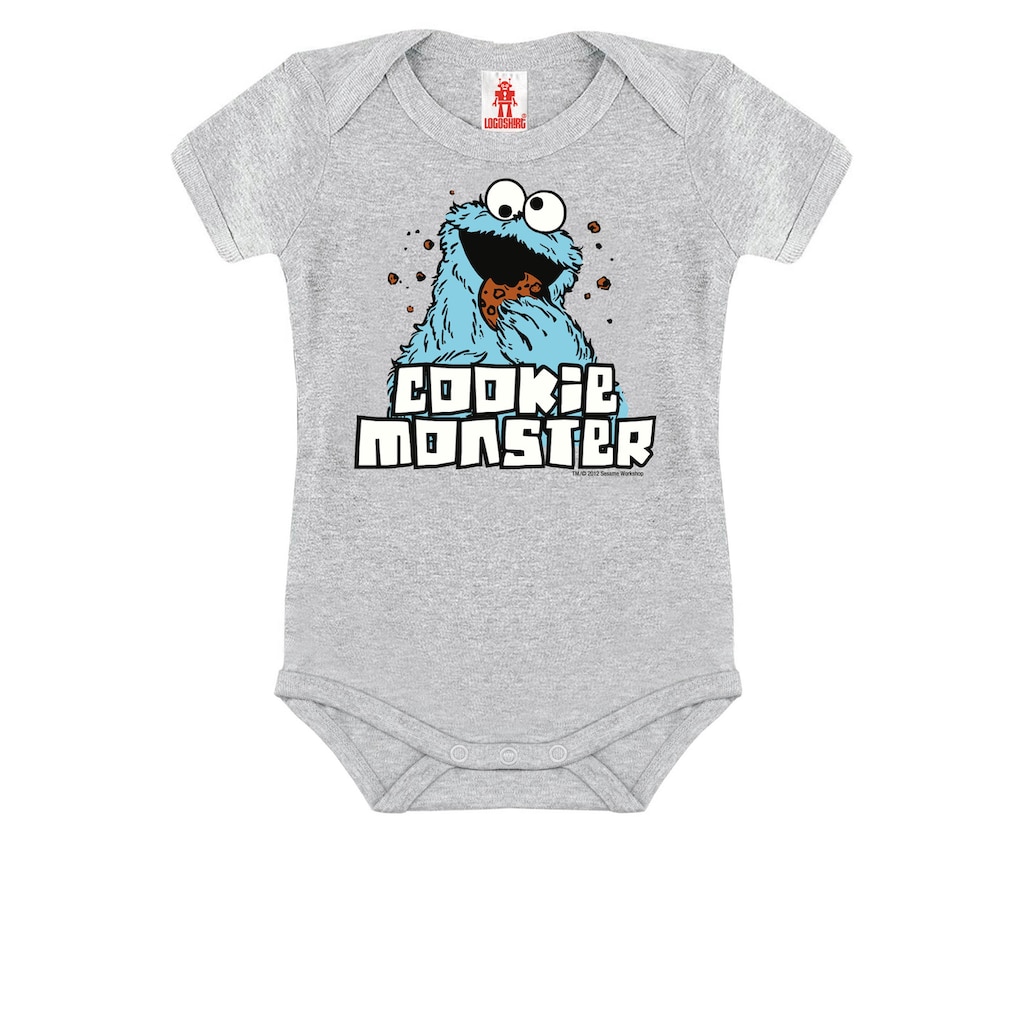 LOGOSHIRT Body »Cookie Monster« mit lizenziertem Print