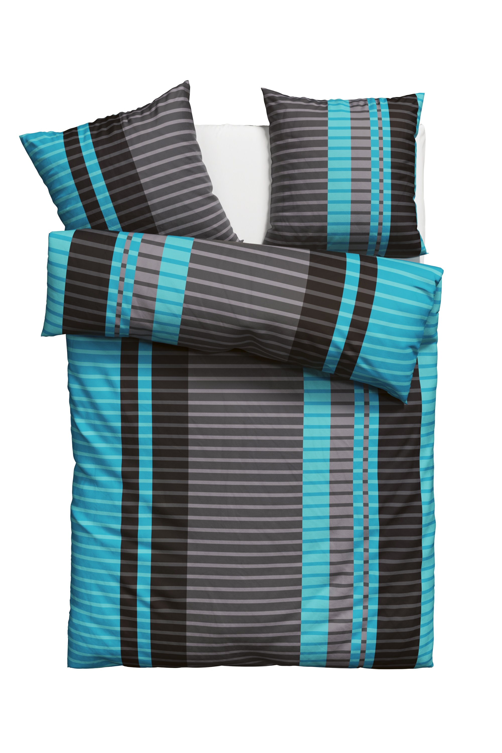 OTTO home Bettwäsche "Philine" 2 Stk. tlg. mit modernen Streifen, Bettwäsch günstig online kaufen