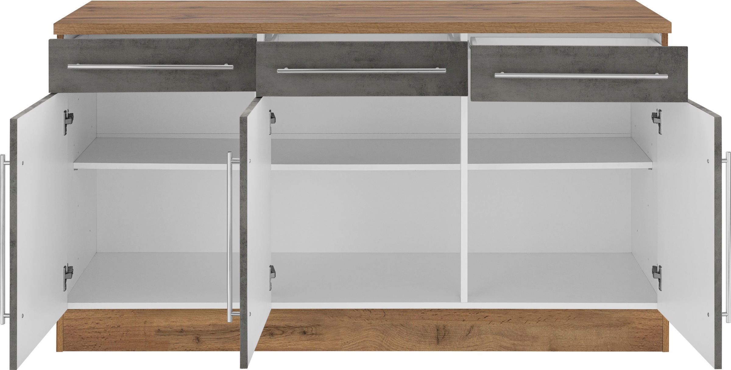 KOCHSTATION Unterschrank »KS-Samos«, Breite 150 cm