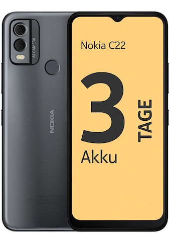 Nokia Smartphone »C22 2+64GB« Midnight Black...