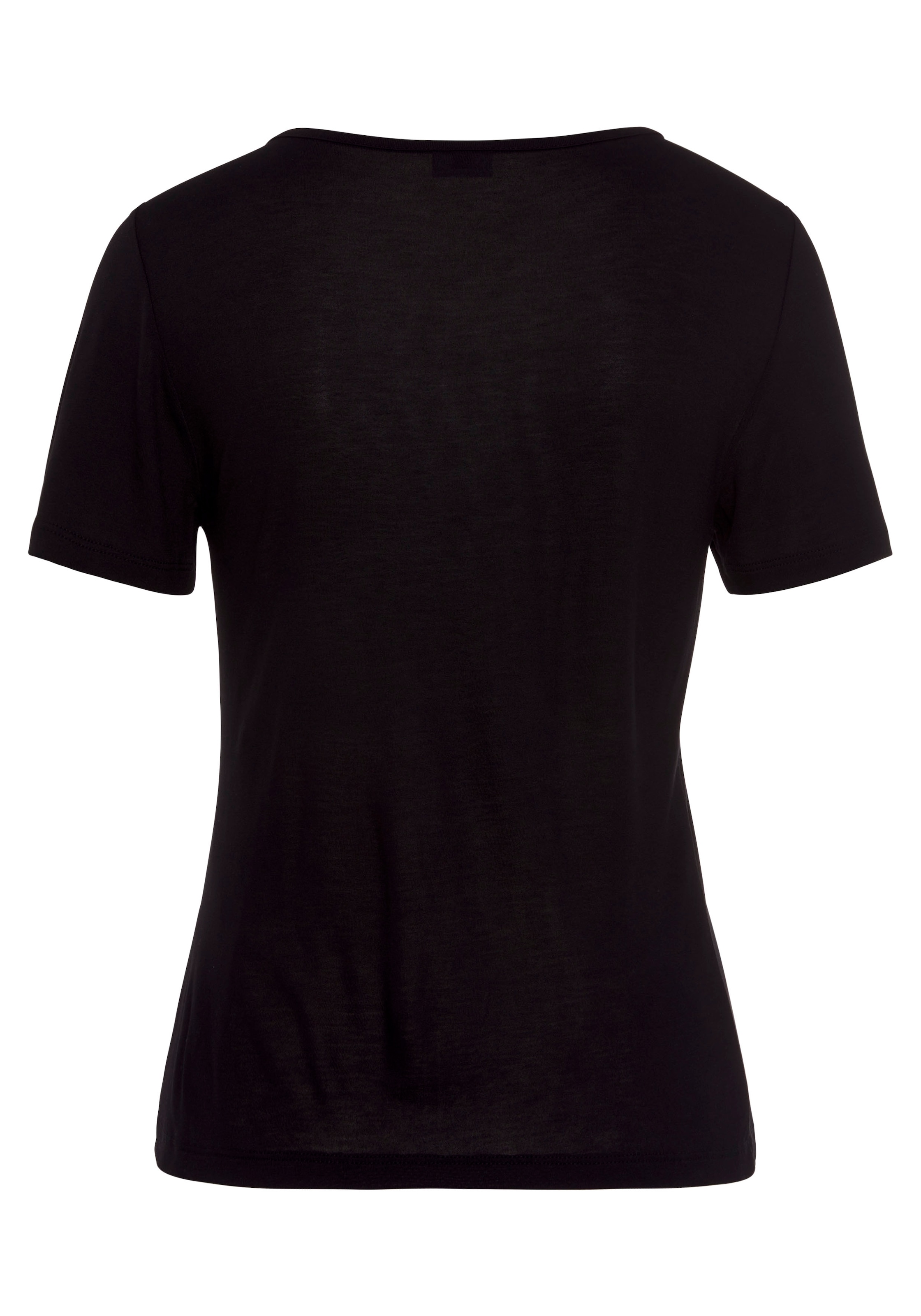 | T-Shirt, online lockere Buffalo Cut-outs BAUR Kurzarmshirt, kaufen mit Passform vorne,