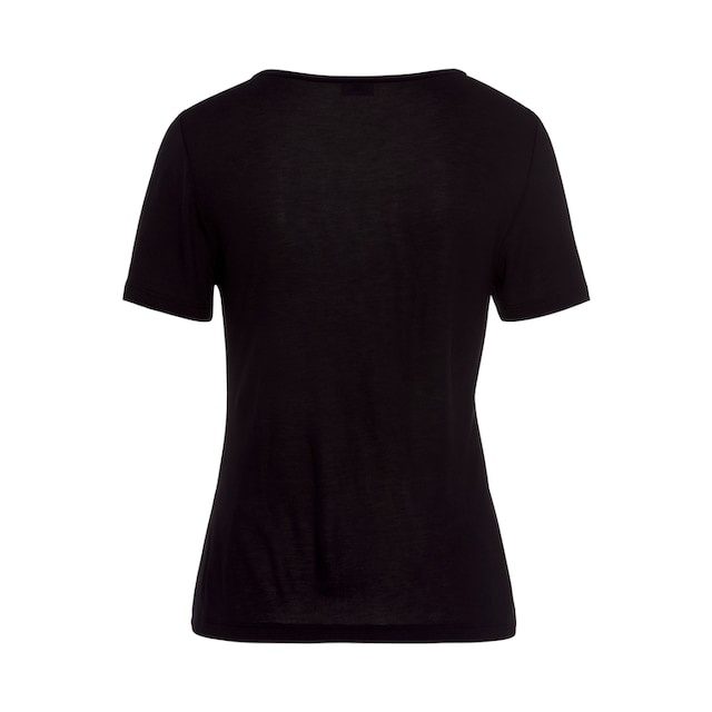 Buffalo Kurzarmshirt, mit Cut-outs vorne, T-Shirt, lockere Passform online  kaufen | BAUR