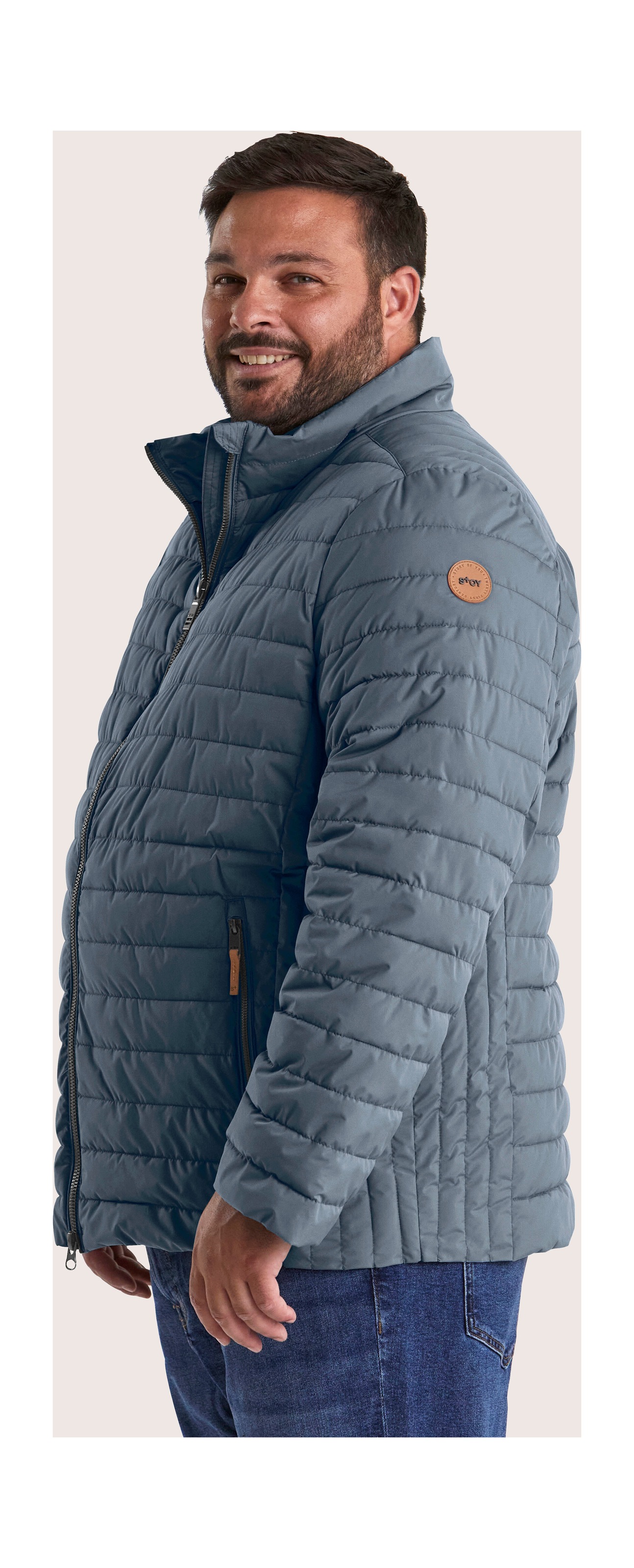 STOY Steppjacke »STW 15 MN QLTD JCKT«, Leichte, atmungsaktive, wasserabweisende Herren Steppjacke von STOY