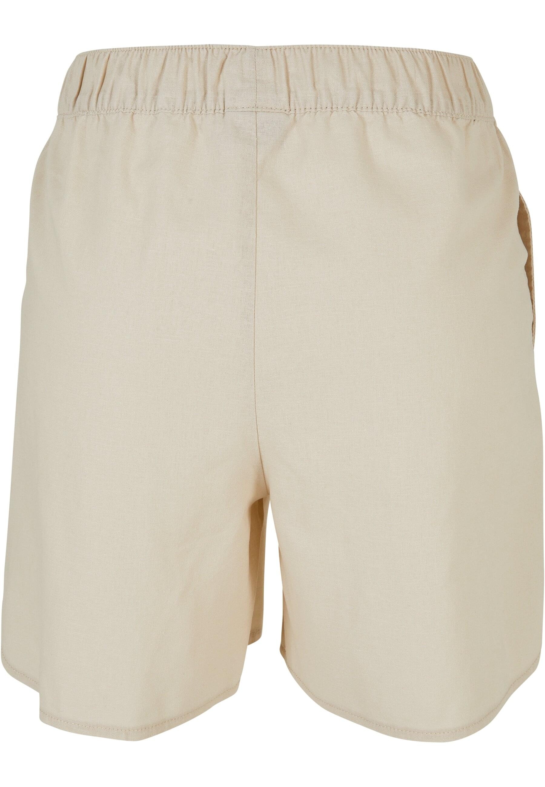 URBAN CLASSICS Shorts "Urban Classics Damen Ladies Linen Mixed Shorts", (1 günstig online kaufen