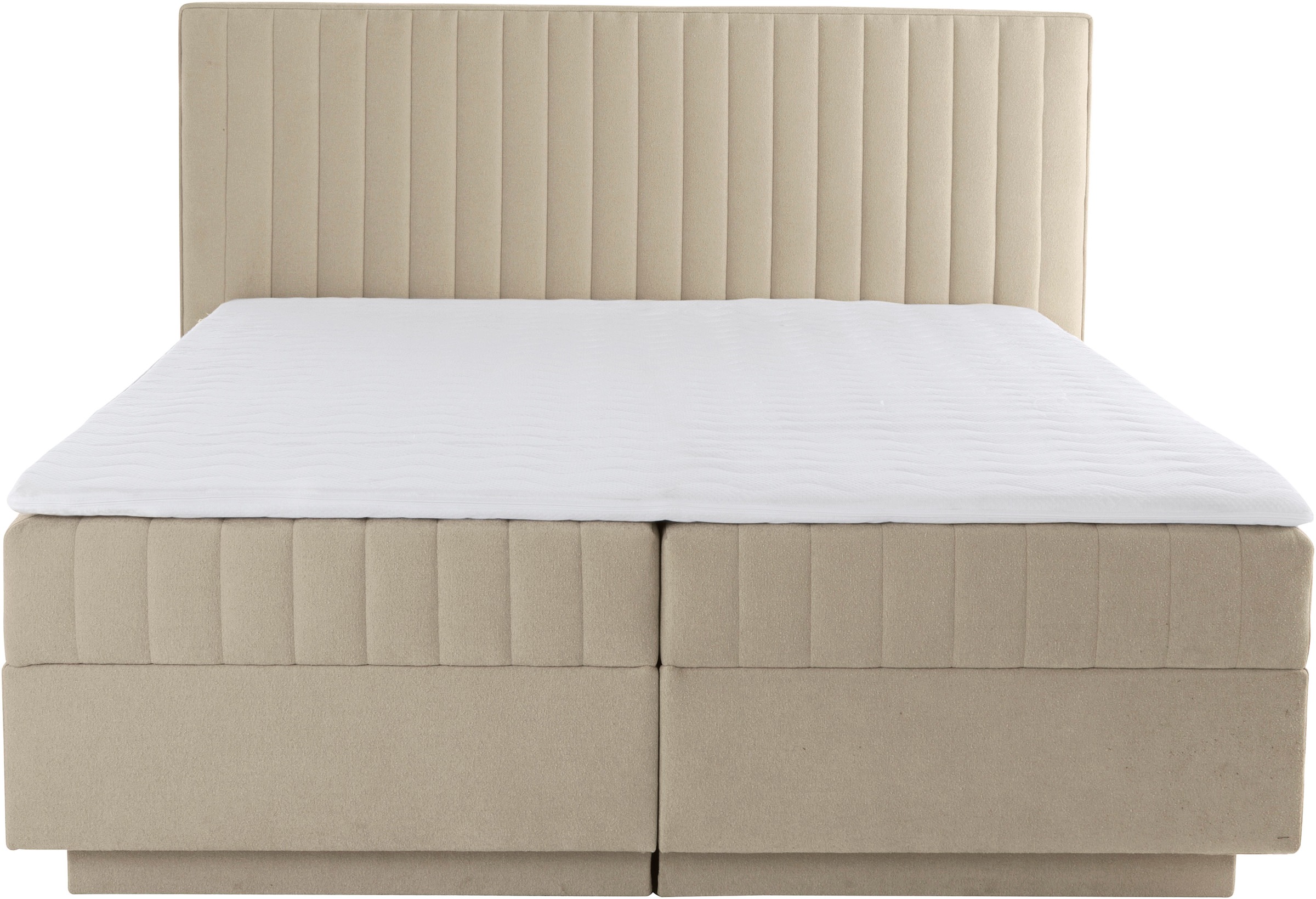 Boxbett HOMSY BY ANA JOHNSON "Moonio inkl. Bettkasten", beige, B:187cm L:214cm, Komplettbetten, erhältlich in verschiedenen Breiten und Härtegraden 6