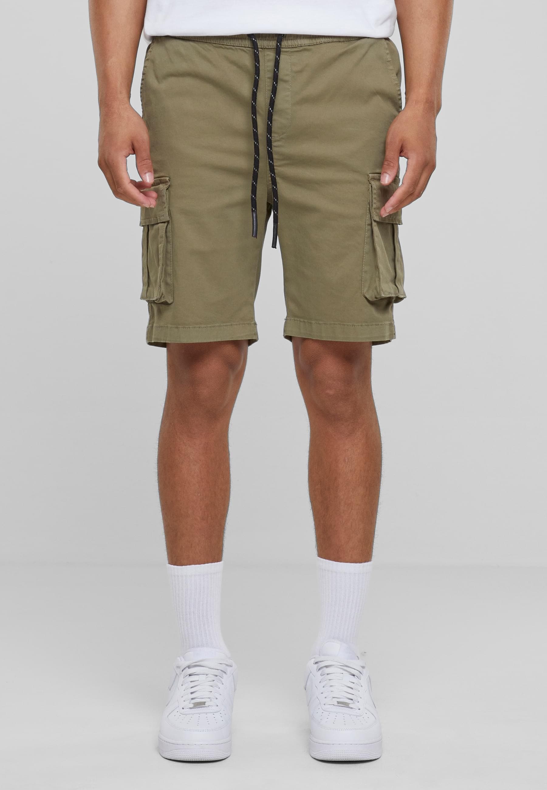 URBAN CLASSICS Stoffhose »Urban Classics Herren Drawstring Cargo Shorts«, (1 tlg.)