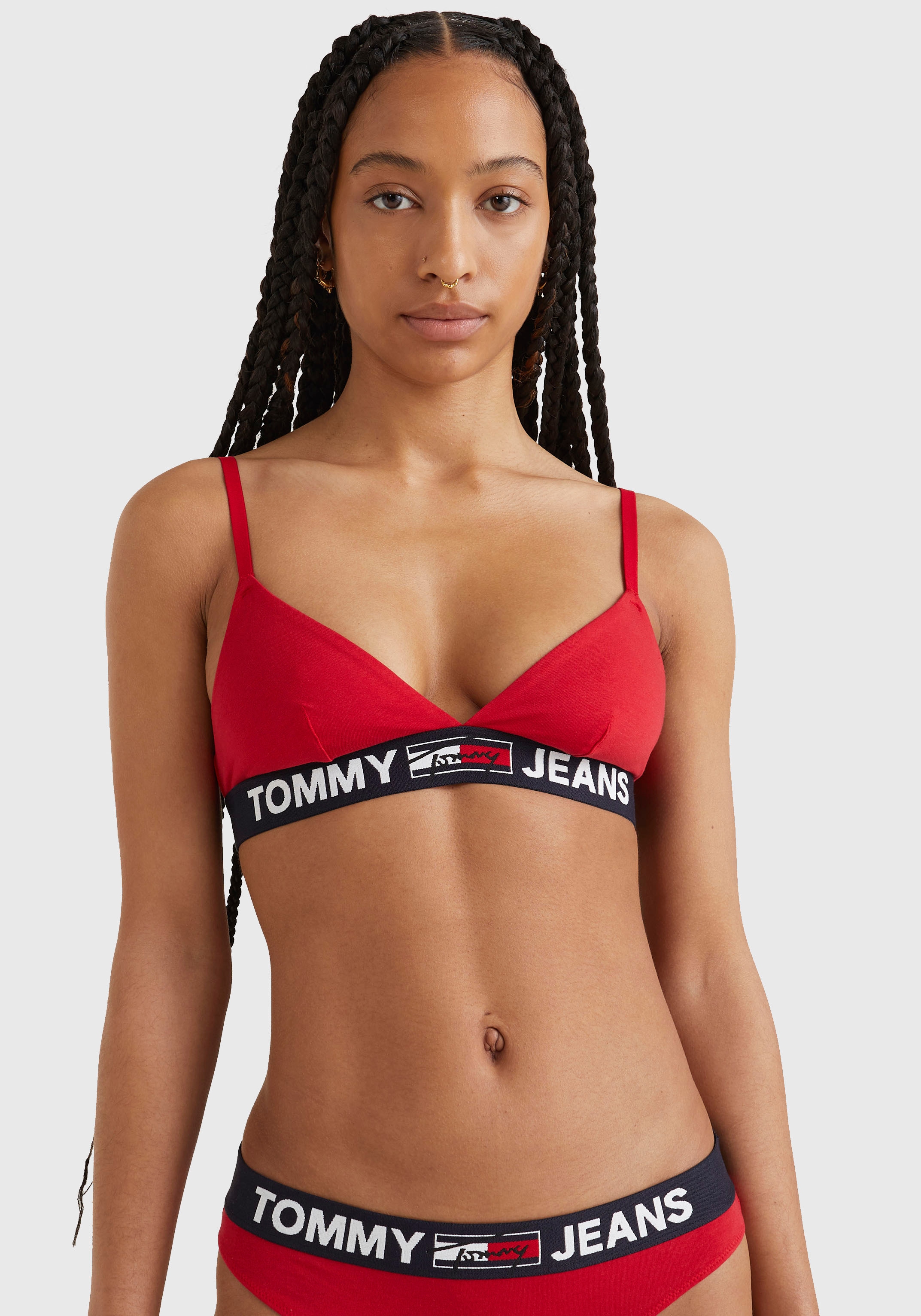 Triangel-BH »TRIANGLE BRALETTE UNLINED«, mit Tommy Hilfiger Logo-Schriftzug auf dem...