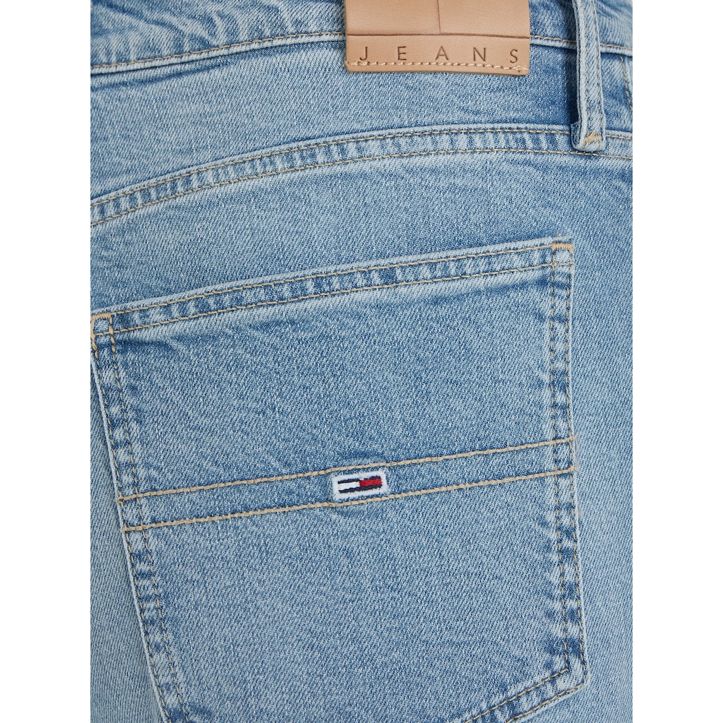 Tommy Jeans Slim-fit-Jeans »IZZIE HGH SL ANK BH5131«, mit Ledermarkenlabel