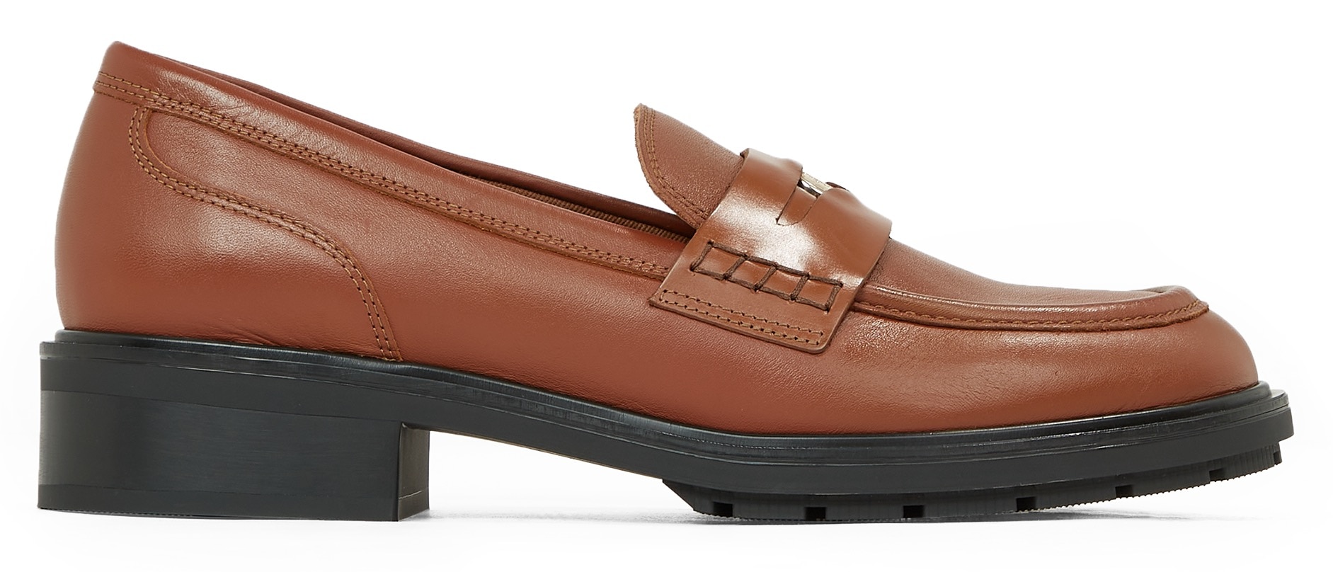 Loafer »TH PENNY LOAFER«, Businessmode, Blockabsatz, Slipper, Halbschuh mit Zierriegel