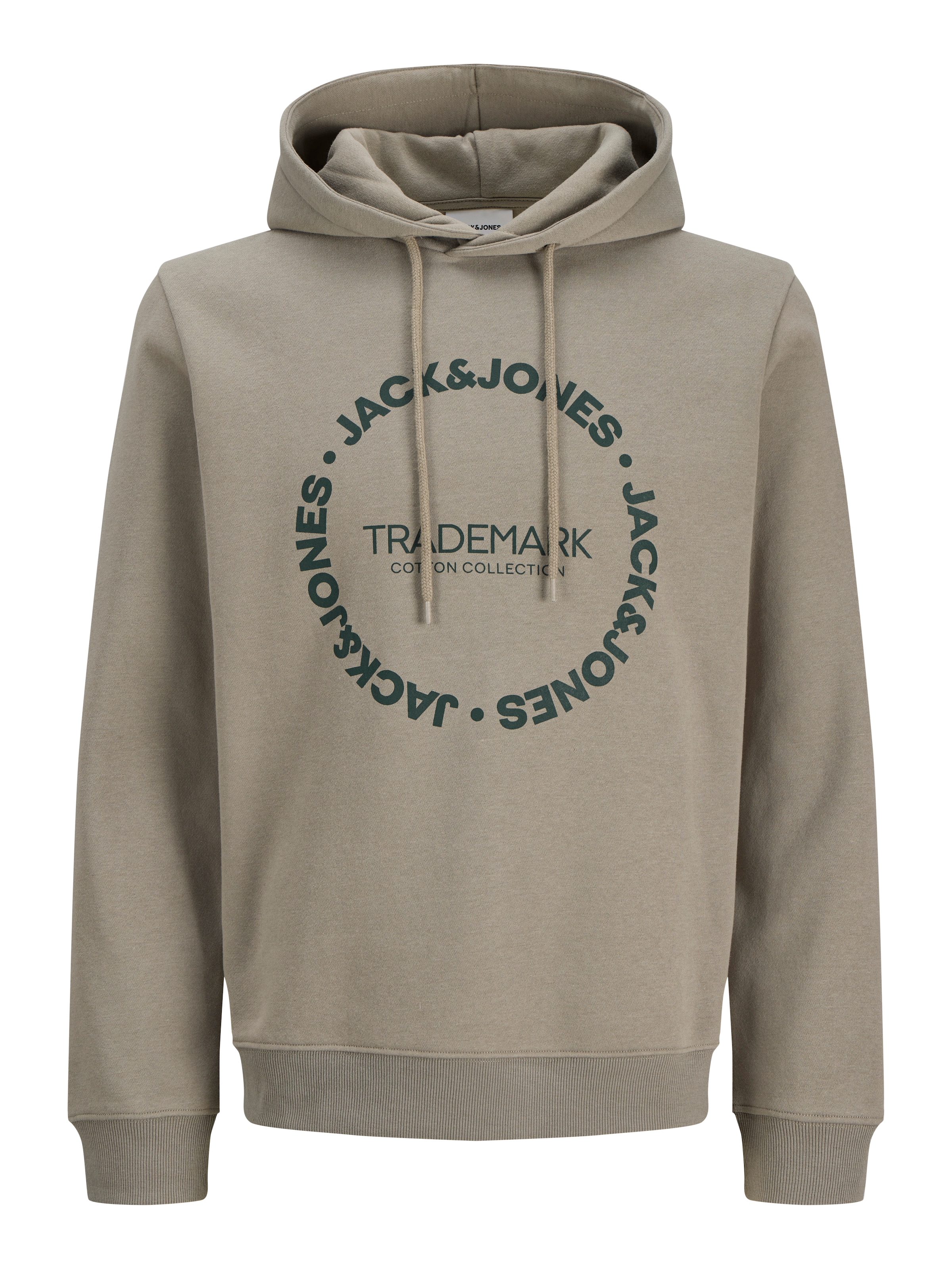 Jack & Jones Kapuzensweatshirt »JJBENSON SWEAT HOOD«, Materialmix, regular fit
