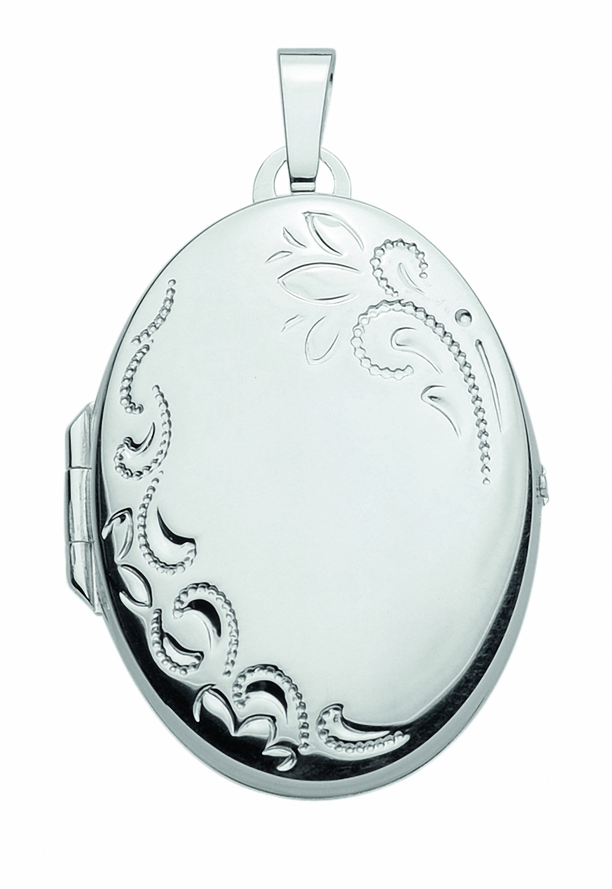 Adelia´s Kettenanhänger »925 Silber Medaillon Anhänger« 925 Sterling Silber  Silberschmuck für Damen