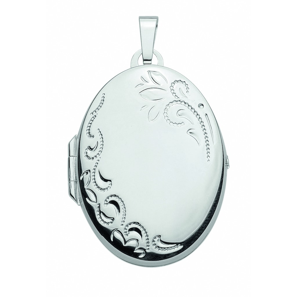 Adelia´s Kettenanhänger »925 Silber Medaillon Anhänger« 925 Sterling Silber  Silberschmuck für Damen