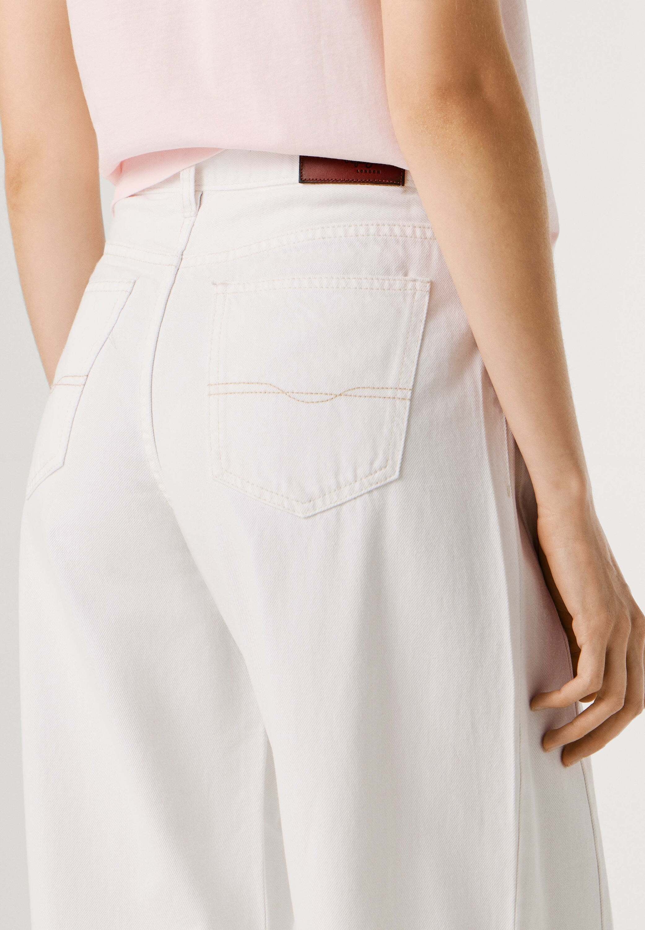 Pepe Jeans Relax-fit-Jeans »relaxed fit jeans LOOSE BOW SHAPED MW WHITE«